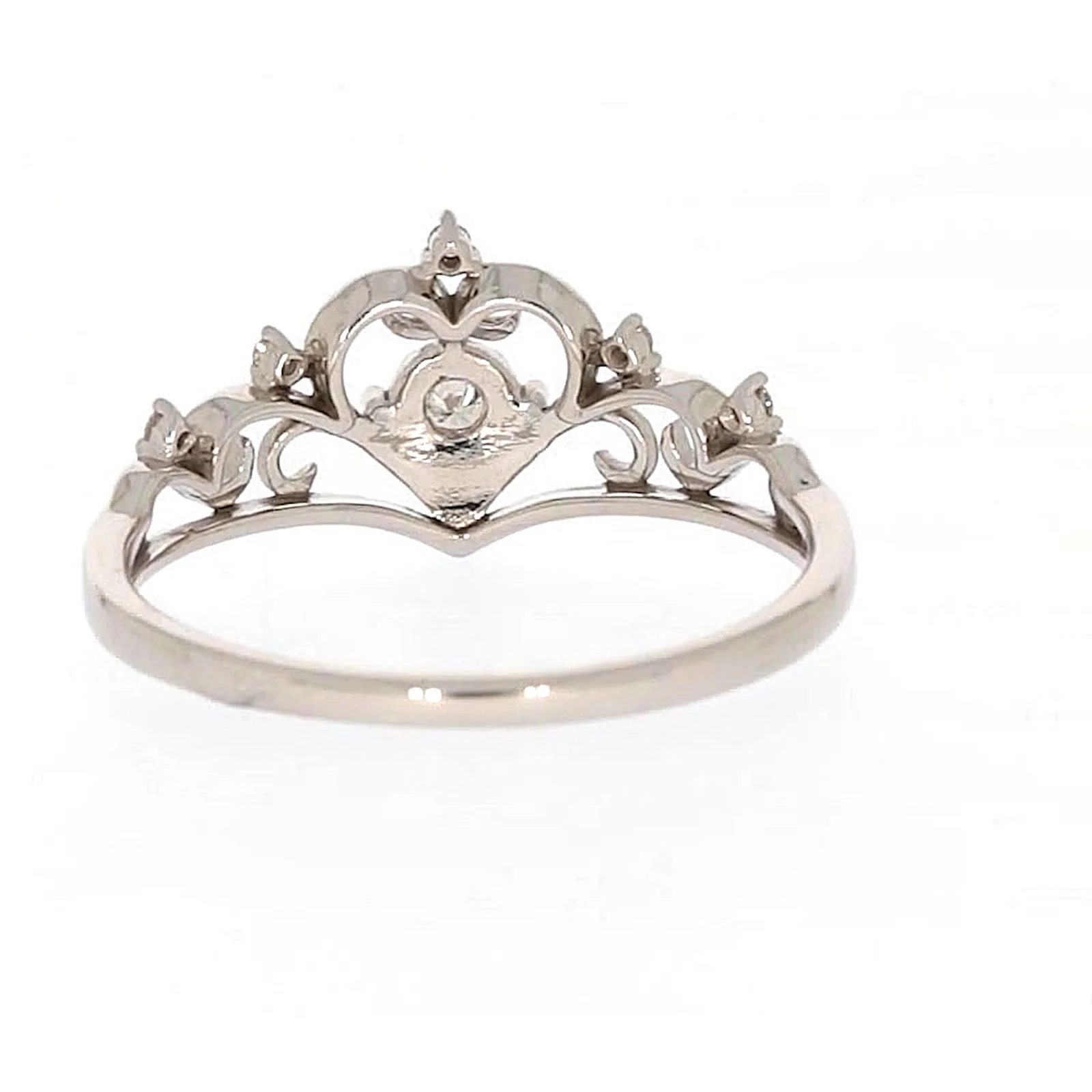 Sterling Silver 0.09 CARAT tw of Diamonds Tiara Ring - Image 38