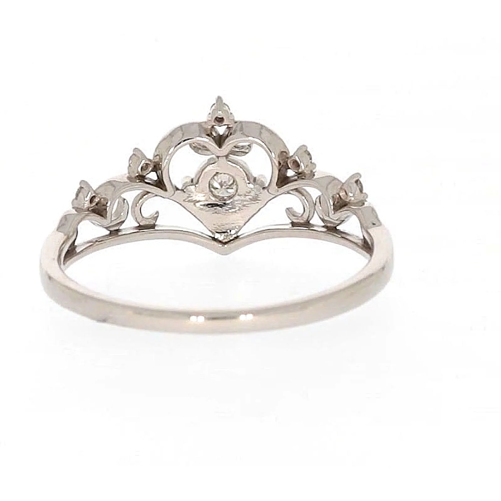Sterling Silver 0.09 CARAT tw of Diamonds Tiara Ring - Image 39
