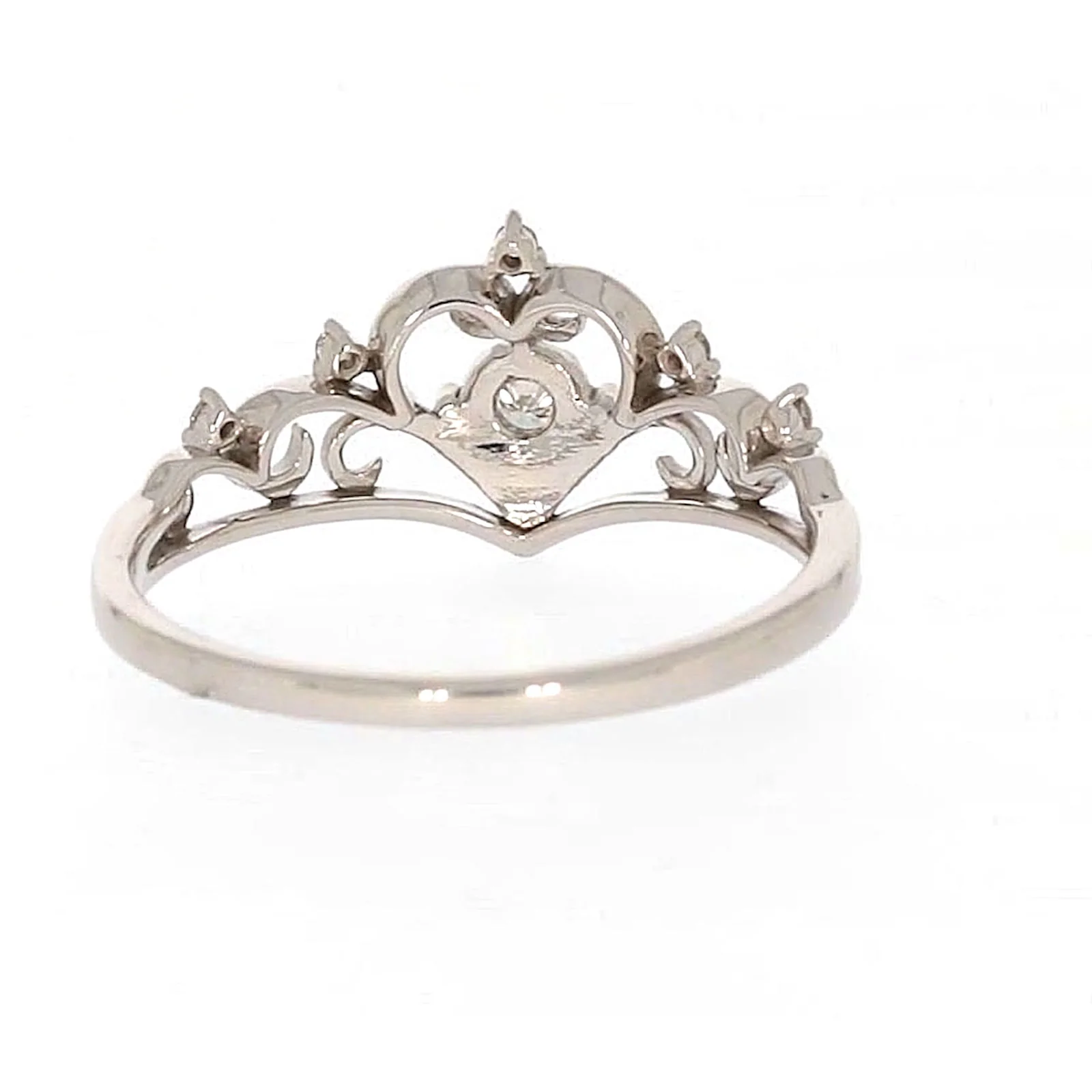 Sterling Silver 0.09 CARAT tw of Diamonds Tiara Ring - Image 40