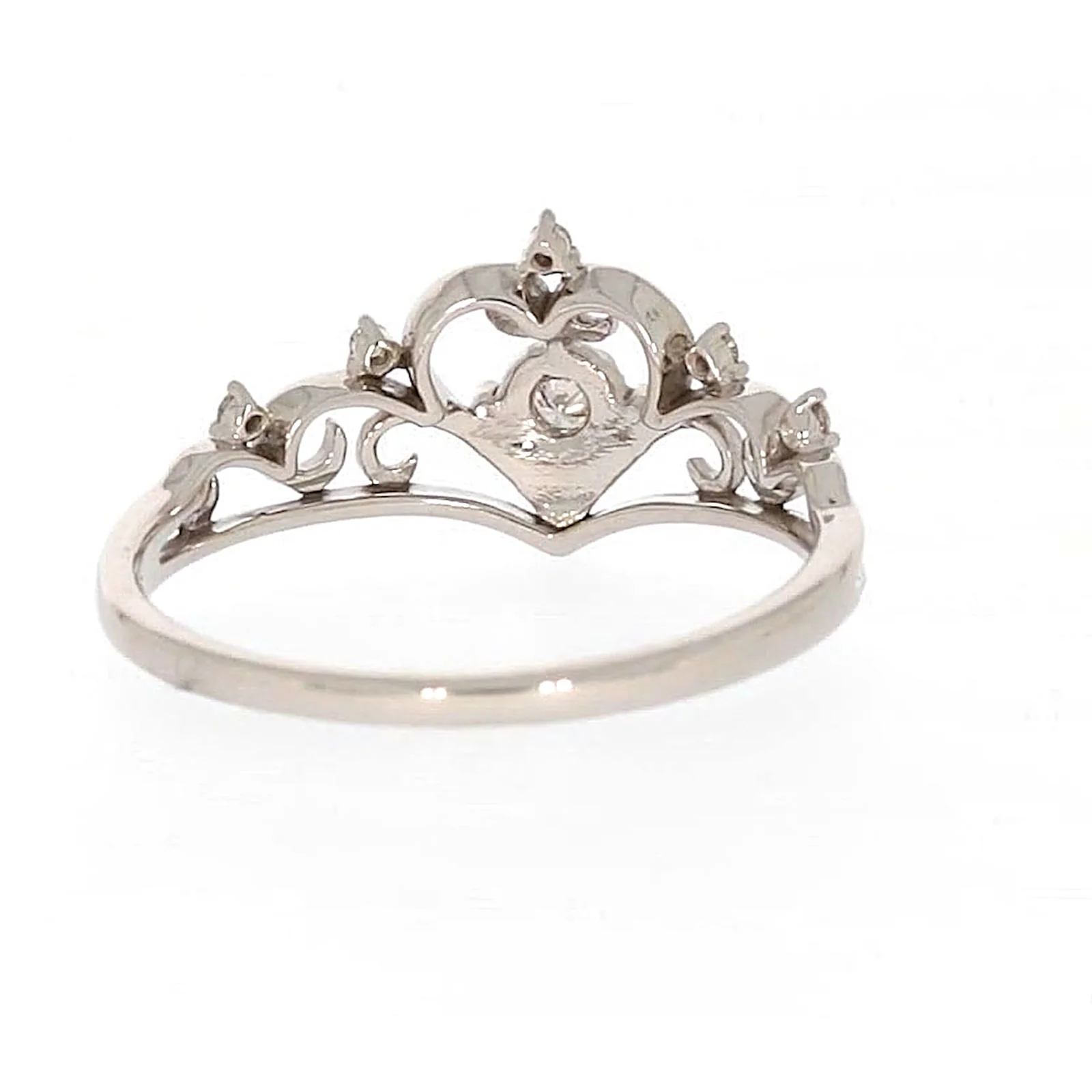 Sterling Silver 0.09 CARAT tw of Diamonds Tiara Ring - Image 41