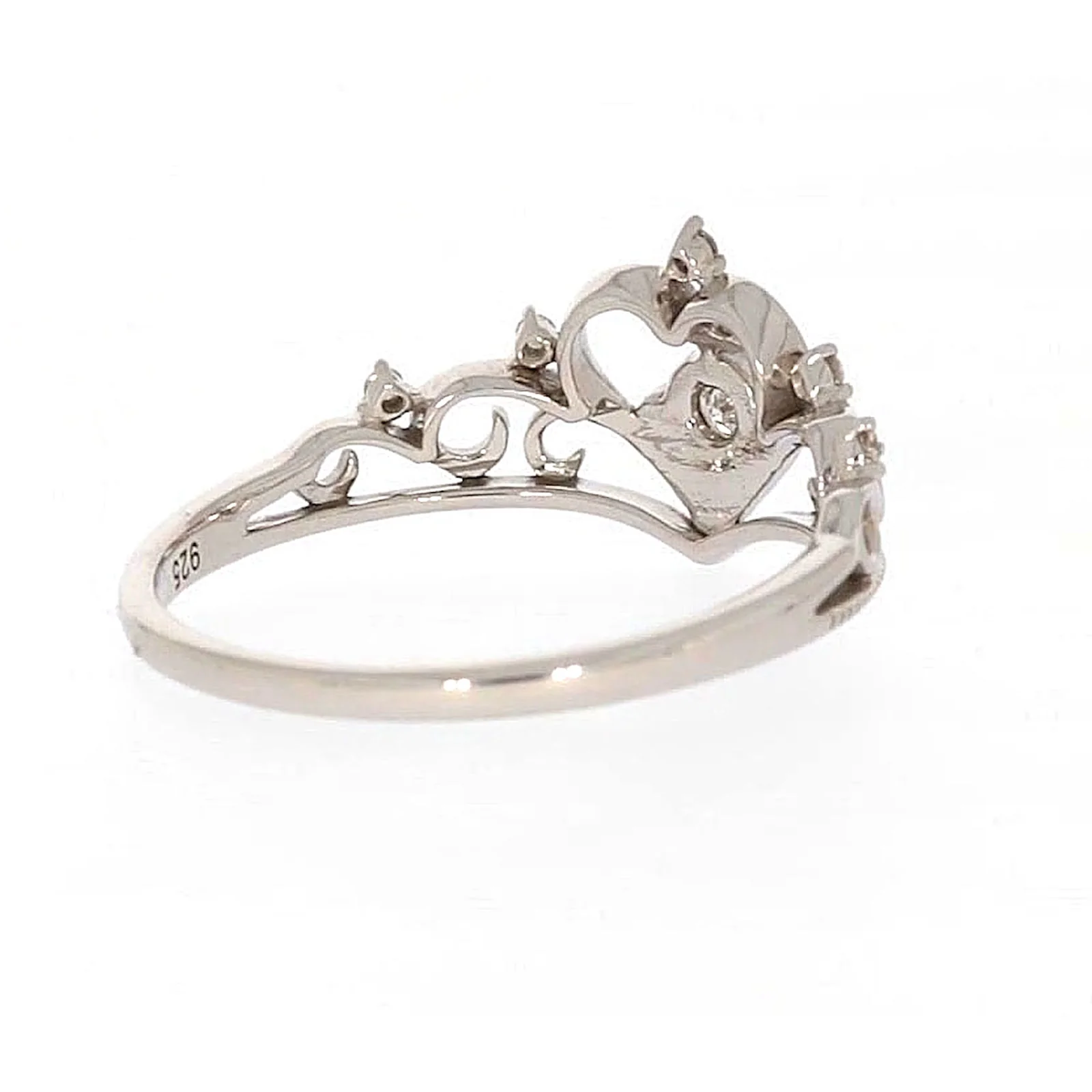 Sterling Silver 0.09 CARAT tw of Diamonds Tiara Ring - Image 46
