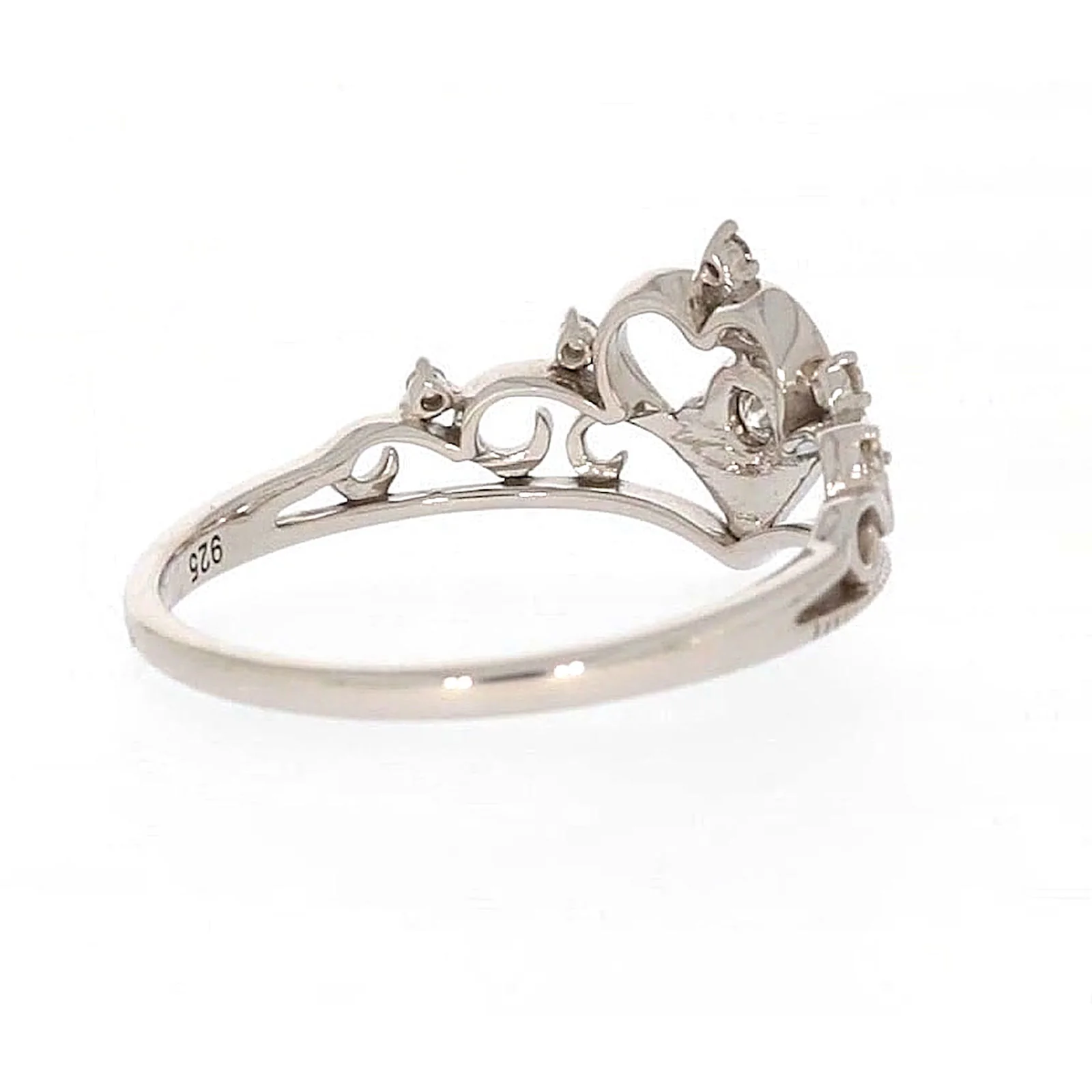 Sterling Silver 0.09 CARAT tw of Diamonds Tiara Ring - Image 47