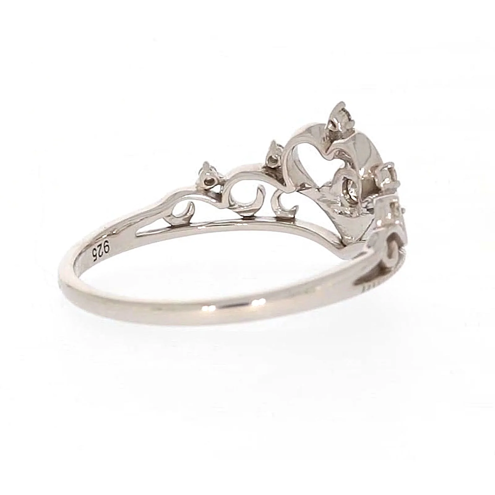 Sterling Silver 0.09 CARAT tw of Diamonds Tiara Ring - Image 48
