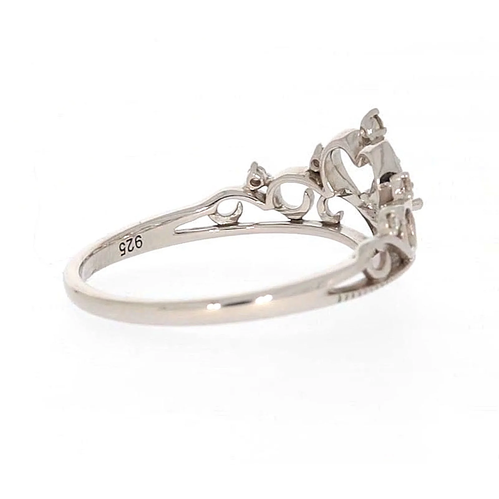 Sterling Silver 0.09 CARAT tw of Diamonds Tiara Ring - Image 51