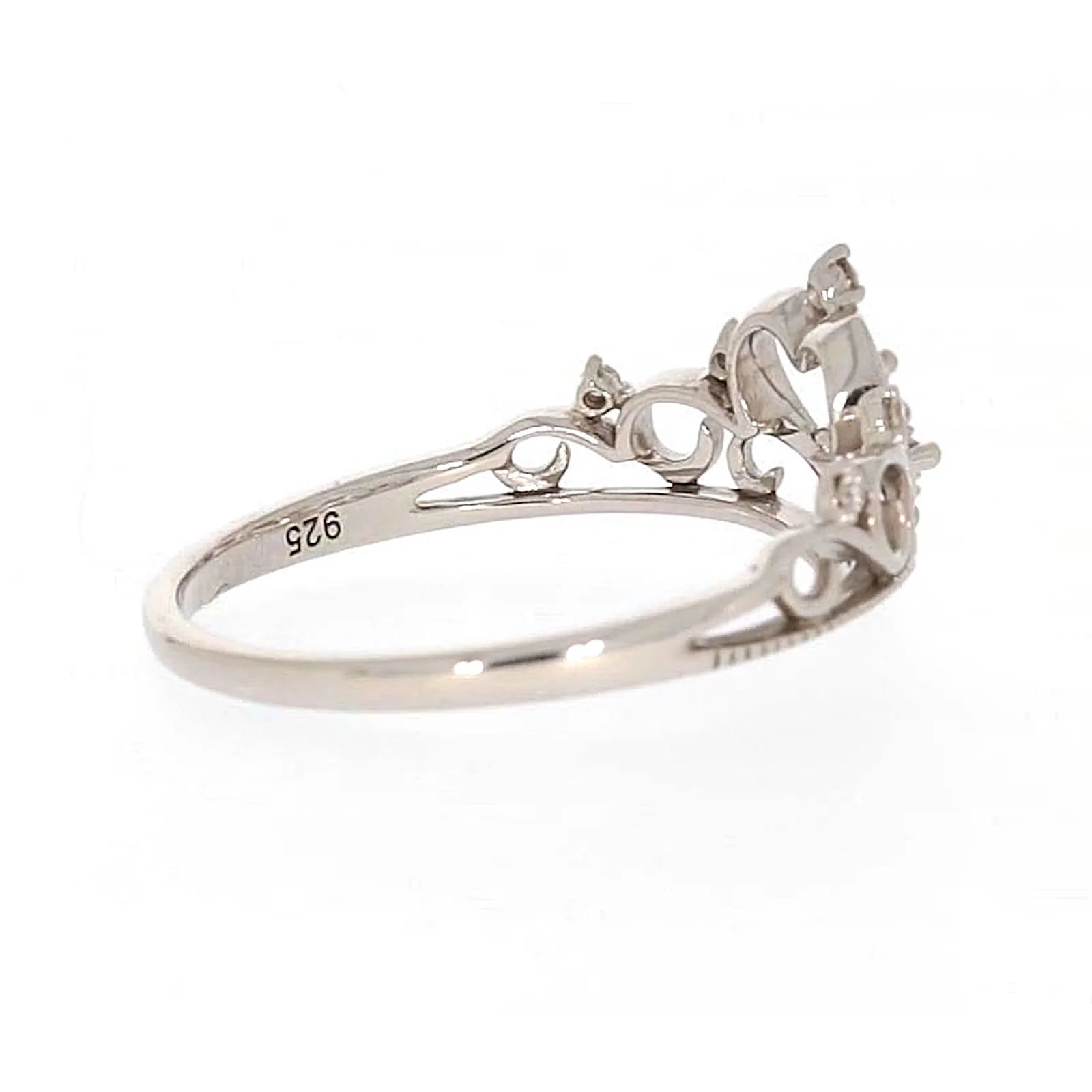 Sterling Silver 0.09 CARAT tw of Diamonds Tiara Ring - Image 52
