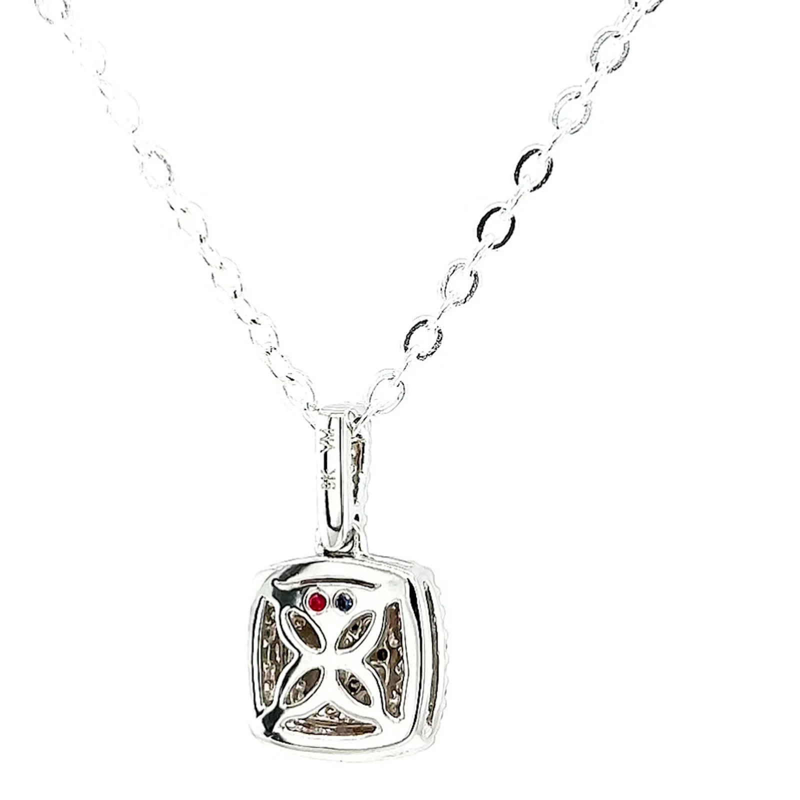 London 9ct White Gold Round Brilliant Cut with 1/4 CARAT tw of Diamond Pendant - Image 42
