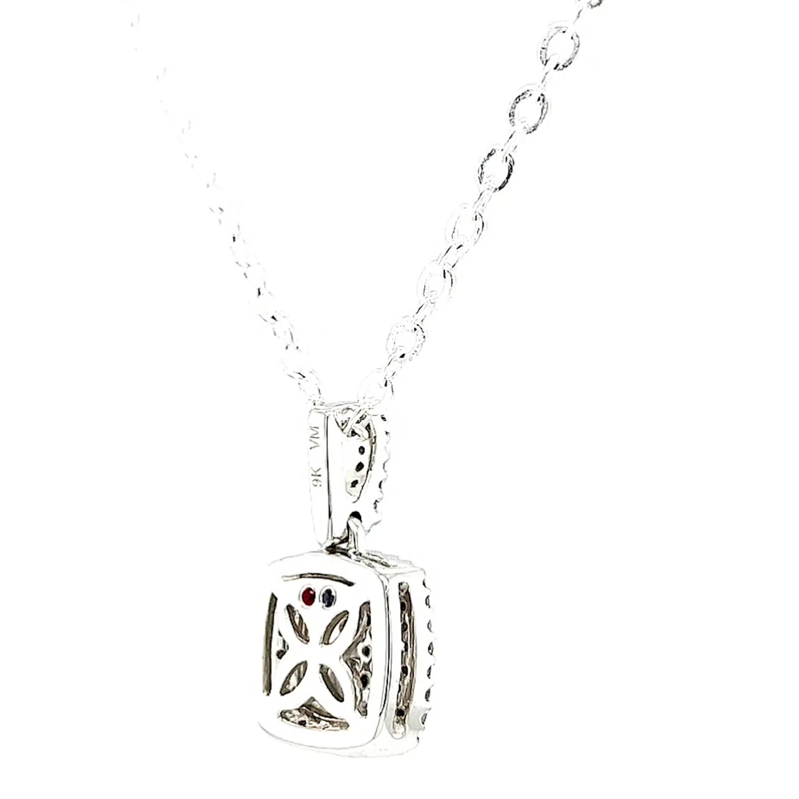 London 9ct White Gold Round Brilliant Cut with 1/4 CARAT tw of Diamond Pendant - Image 47