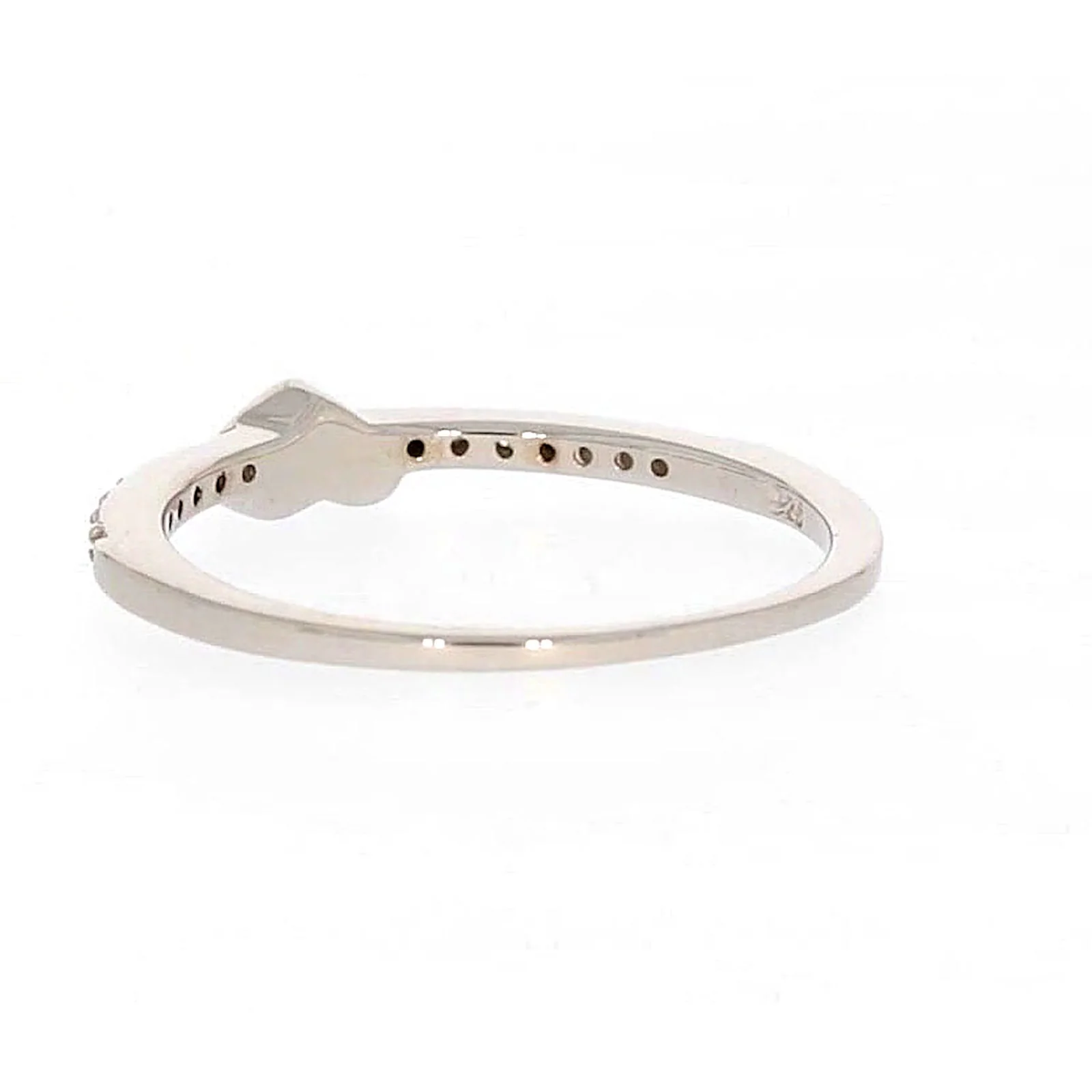 Sterling Silver Cubic Zirconia and Heart Stacker Ring - Image 32
