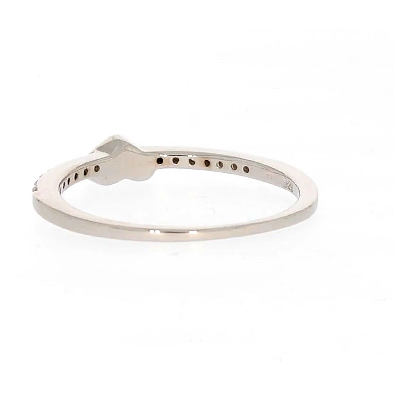 Sterling Silver Cubic Zirconia and Heart Stacker Ring - Image 33