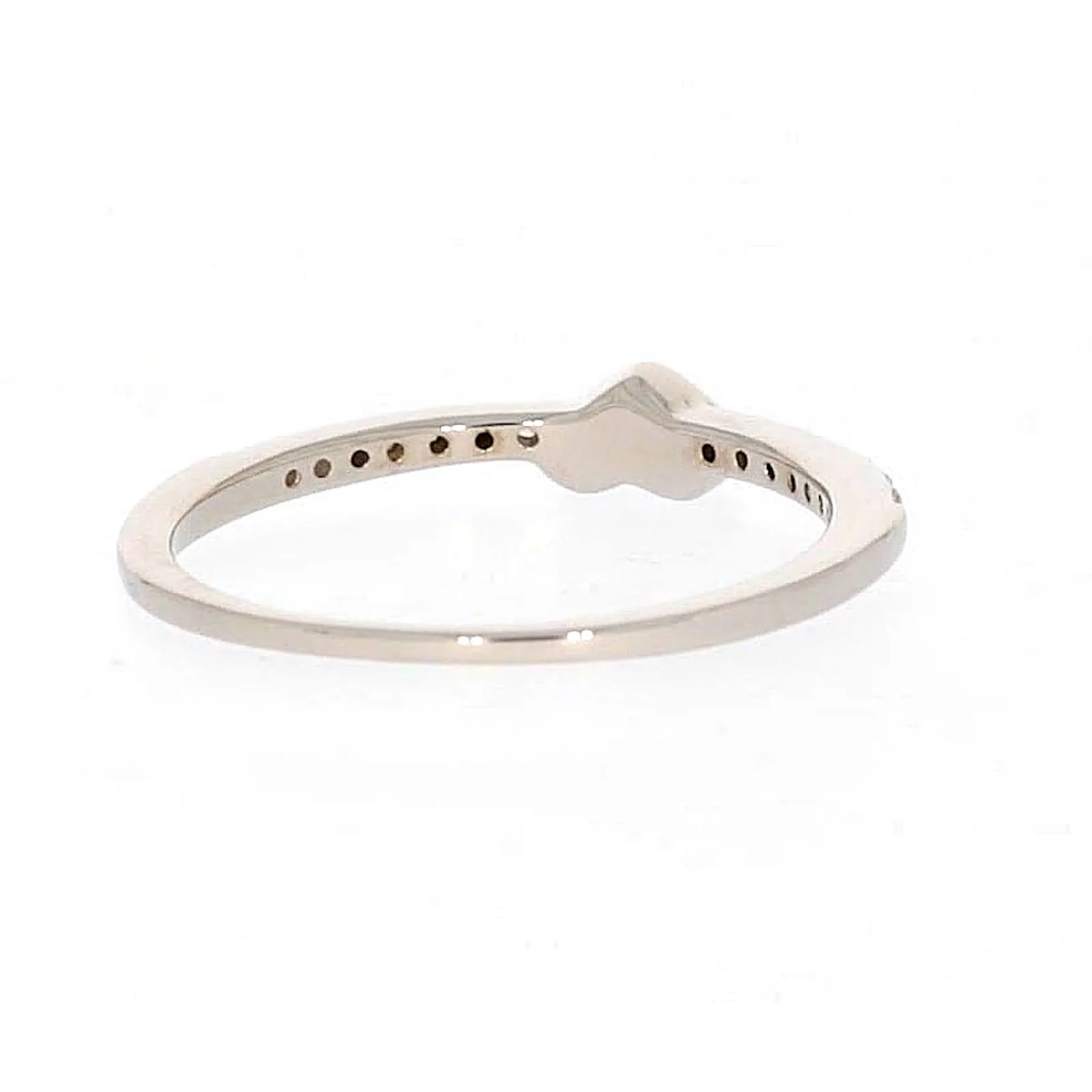 Sterling Silver Cubic Zirconia and Heart Stacker Ring - Image 43