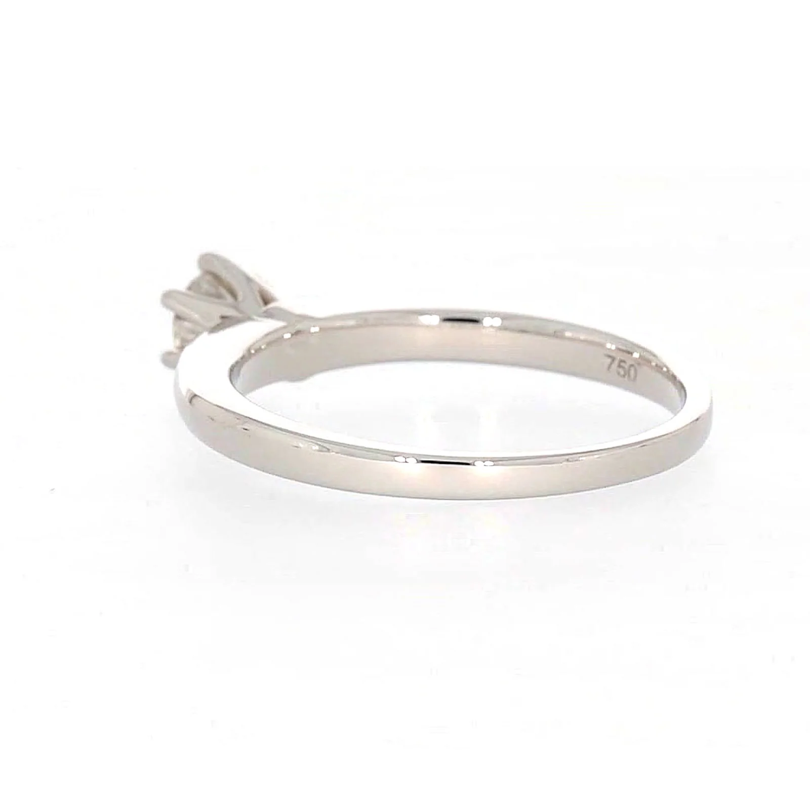 Solitaire 18ct White Gold Round Brilliant Cut with 1/3 CARAT of Diamonds Ring - Image 30