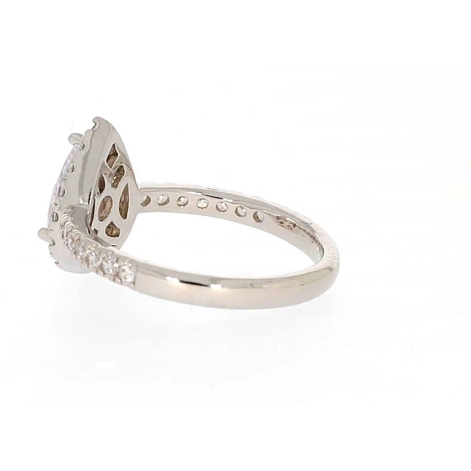 Sterling Silver Cubic Zirconia Pear Ring - Image 27