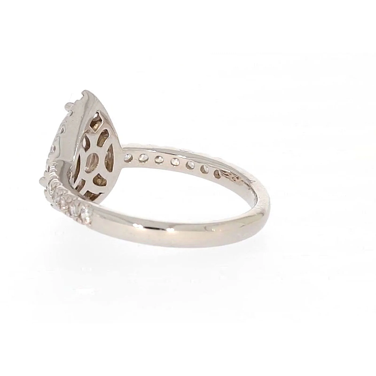 Sterling Silver Cubic Zirconia Pear Ring - Image 29
