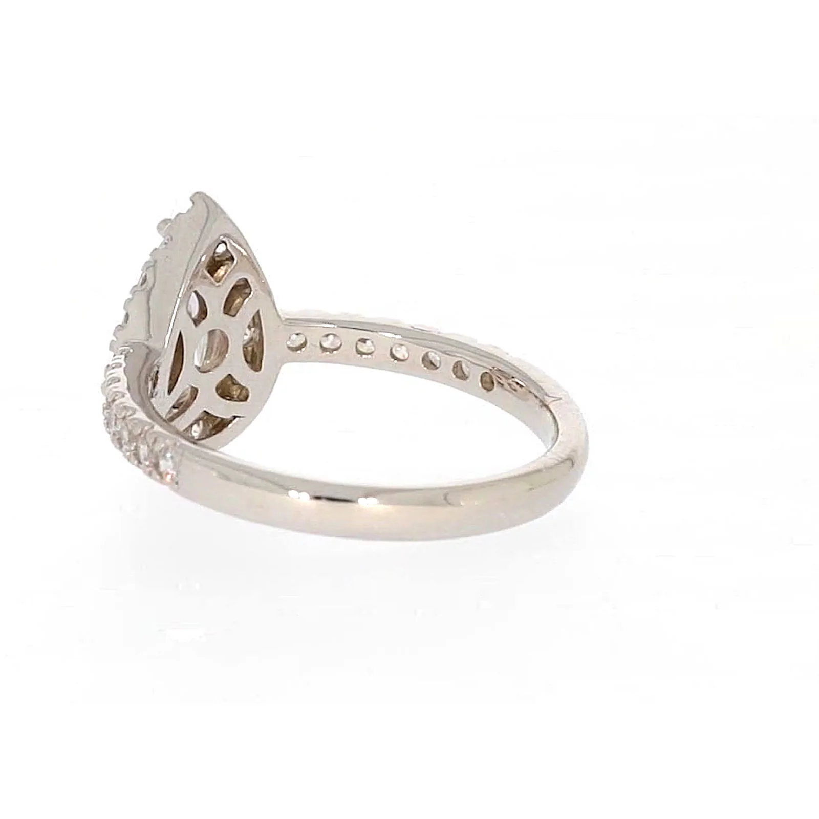Sterling Silver Cubic Zirconia Pear Ring - Image 30