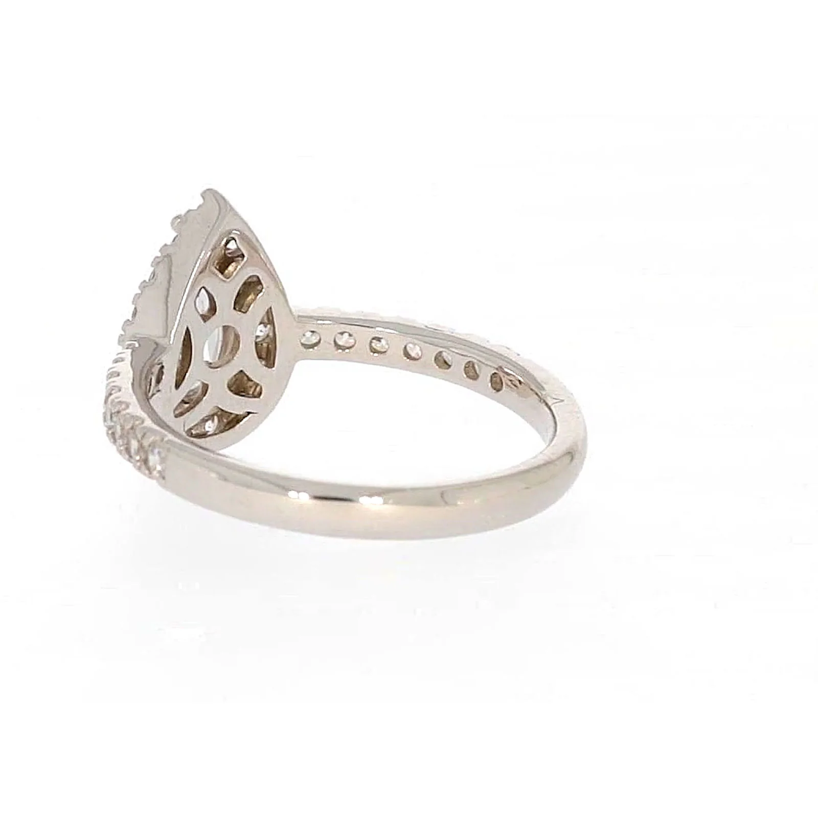 Sterling Silver Cubic Zirconia Pear Ring - Image 31