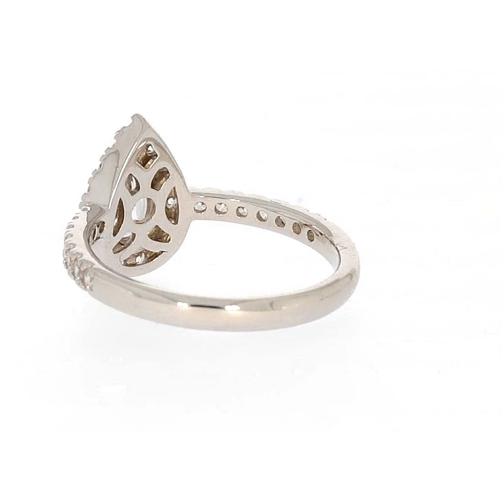 Sterling Silver Cubic Zirconia Pear Ring - Image 32