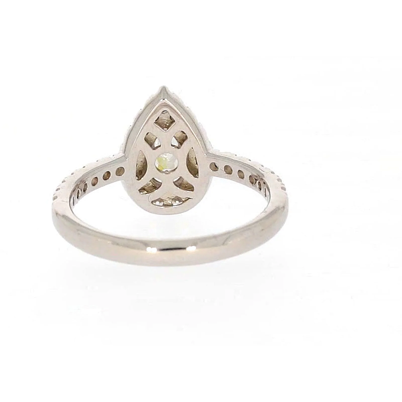 Sterling Silver Cubic Zirconia Pear Ring - Image 39