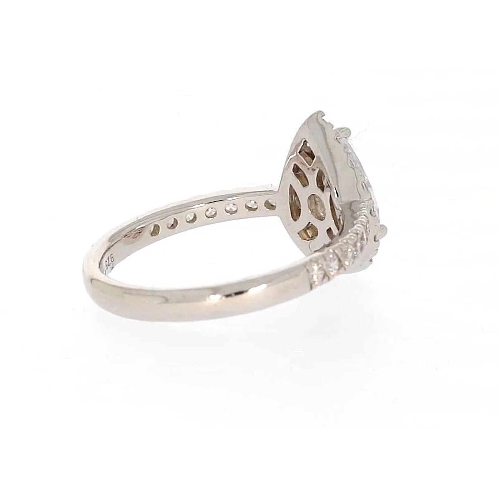 Sterling Silver Cubic Zirconia Pear Ring - Image 50