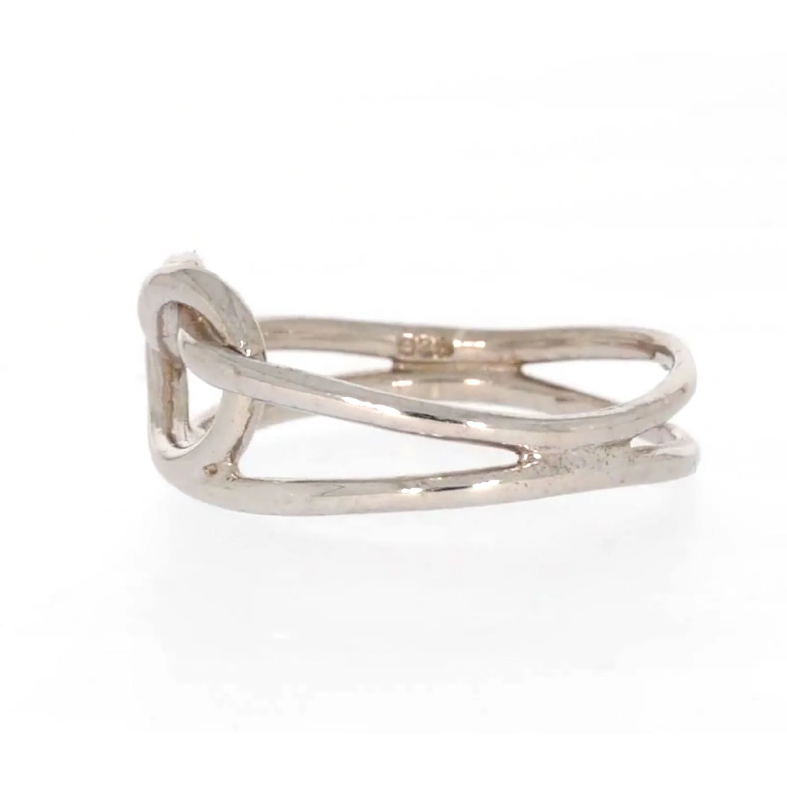 Sterling Silver Knot Heart Ring - Image 16