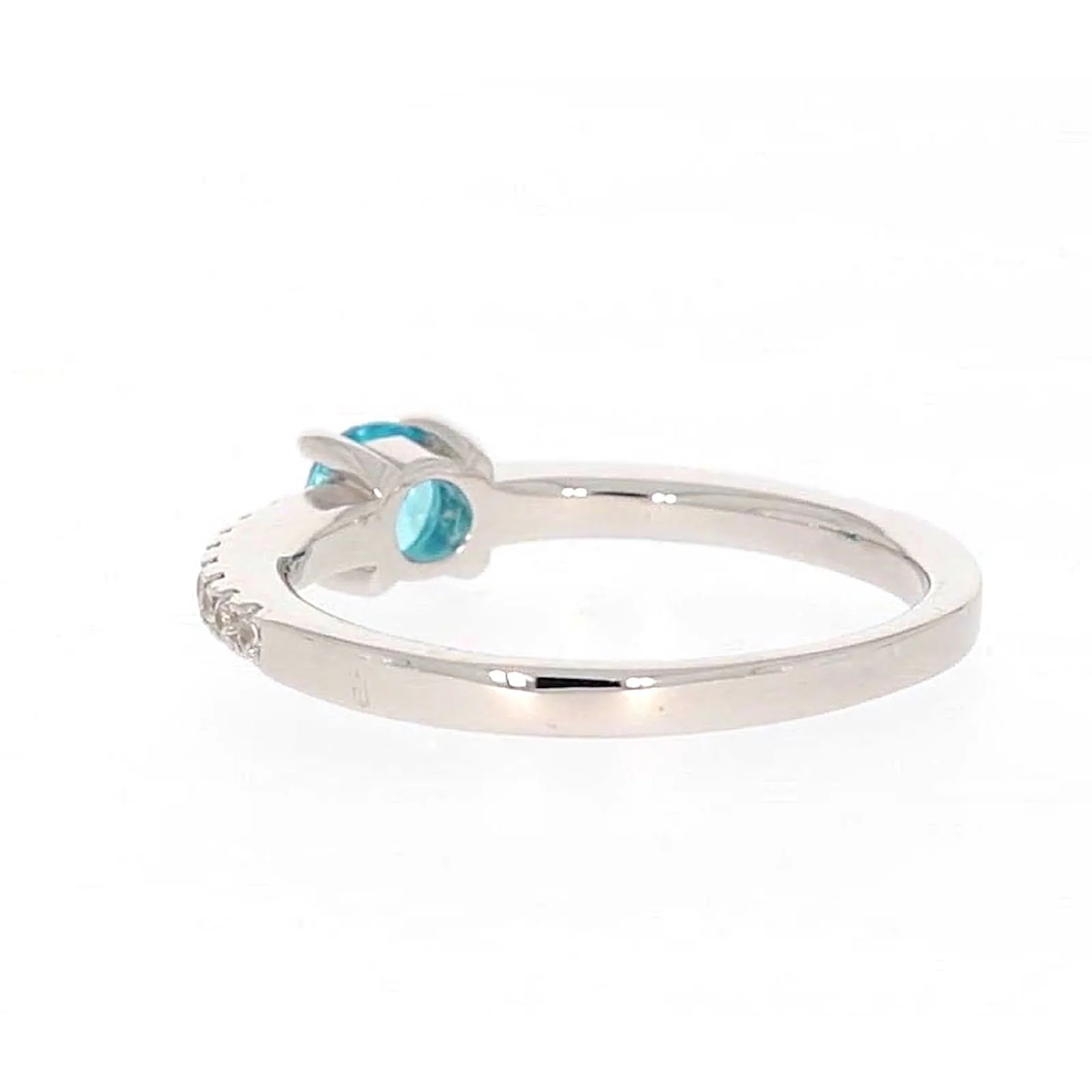 Sterling Silver Cubic Zirconia Stacker Ring - Image 31