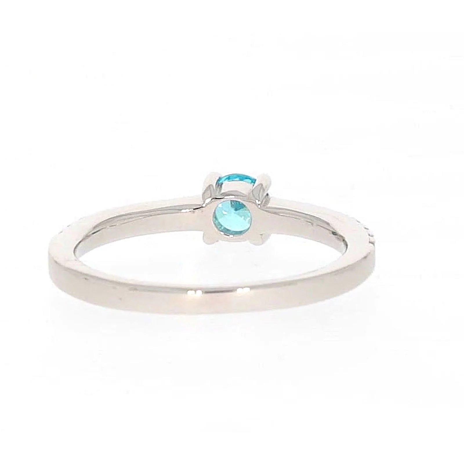 Sterling Silver Cubic Zirconia Stacker Ring - Image 40