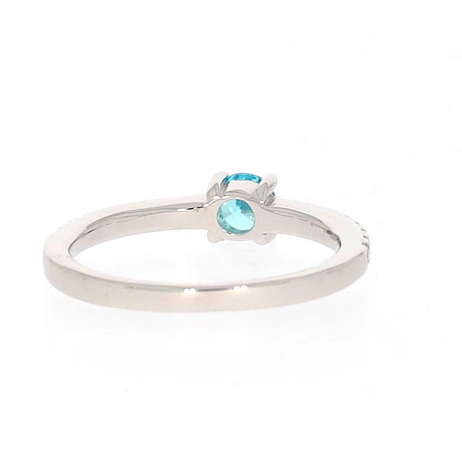 Sterling Silver Cubic Zirconia Stacker Ring - Image 41
