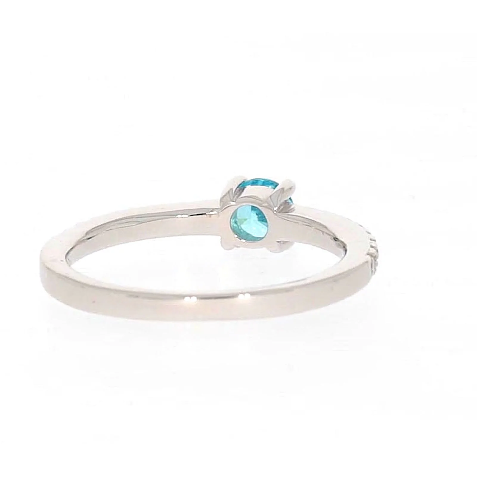 Sterling Silver Cubic Zirconia Stacker Ring - Image 42