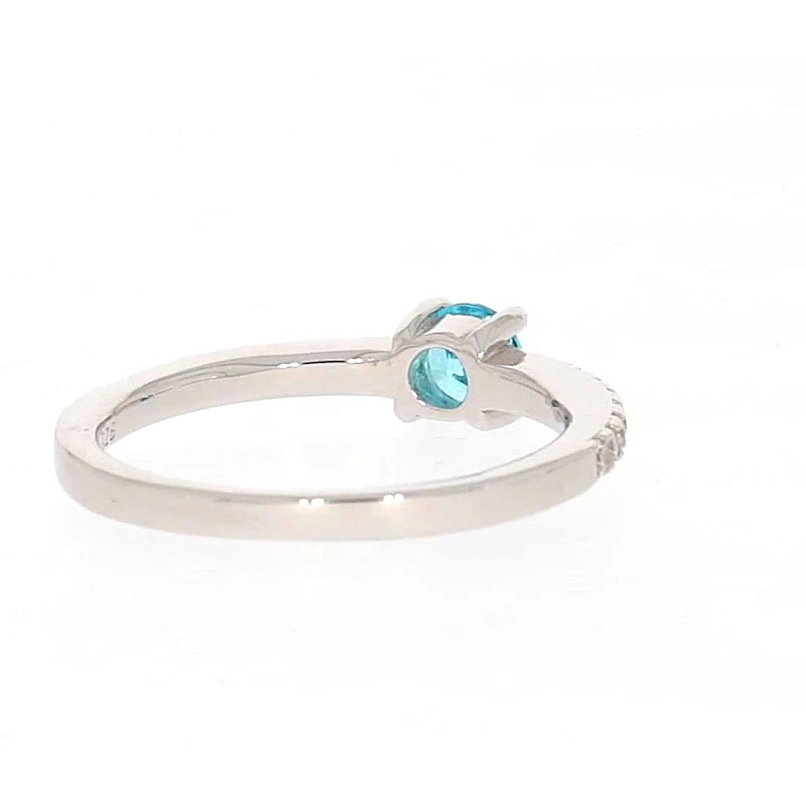 Sterling Silver Cubic Zirconia Stacker Ring - Image 44