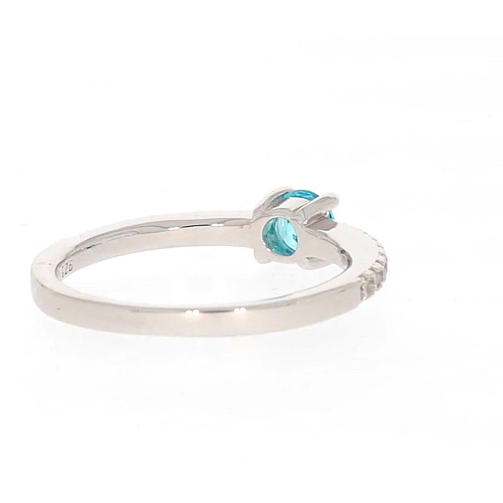 Sterling Silver Cubic Zirconia Stacker Ring - Image 45