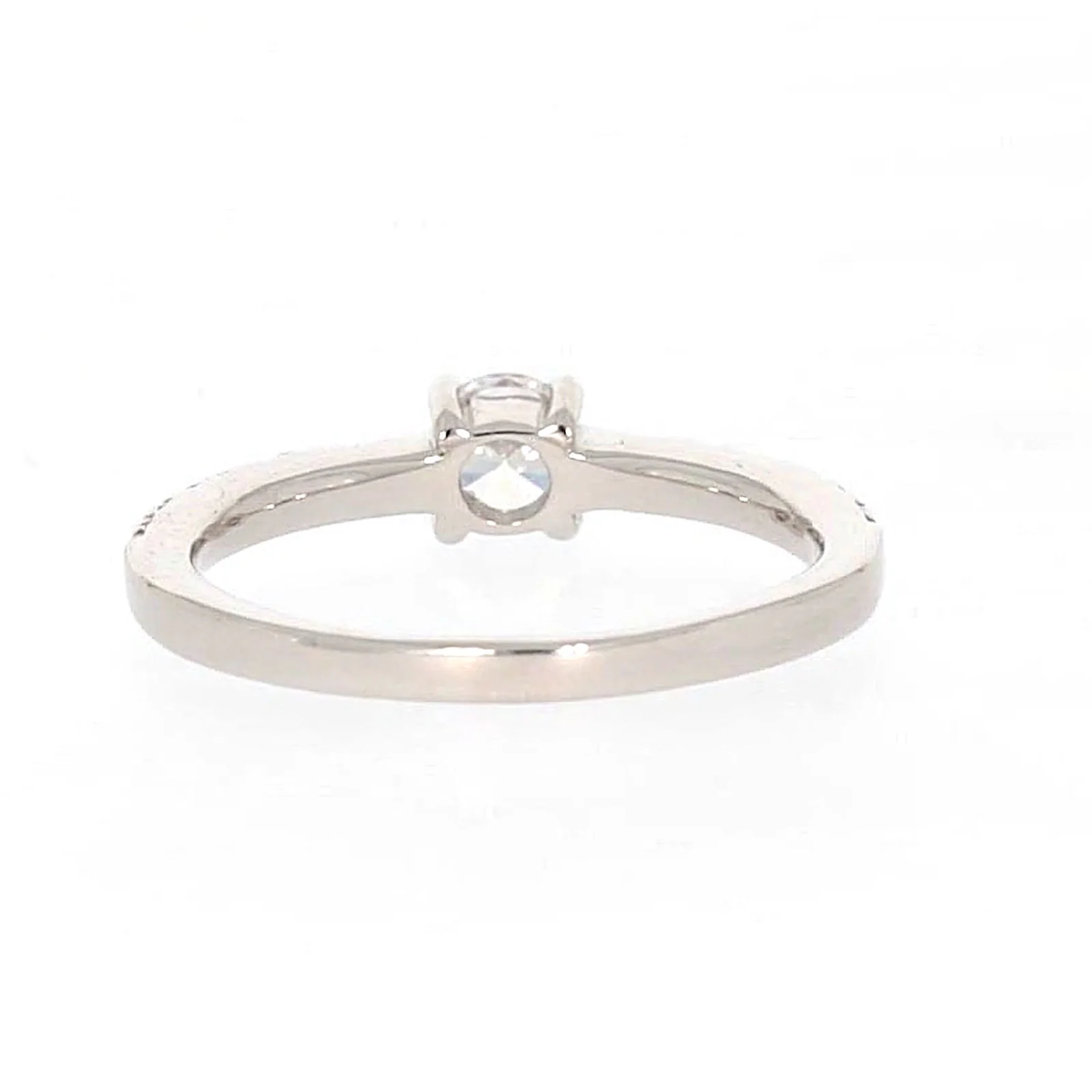 Sterling Silver Cubic Zirconia Stacker Ring - Image 38