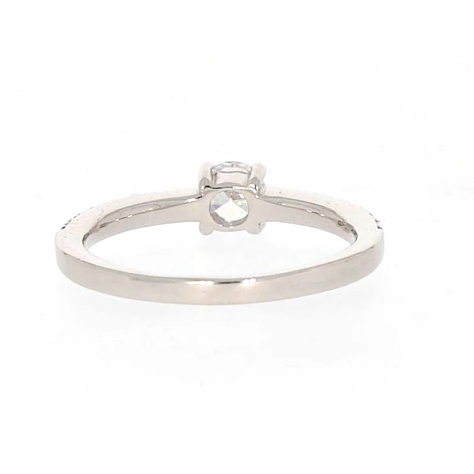 Sterling Silver Cubic Zirconia Stacker Ring - Image 39