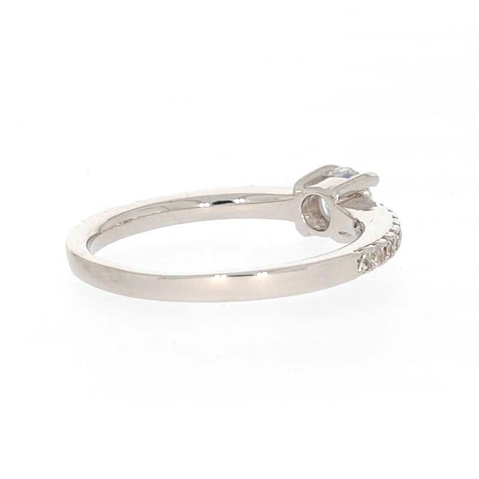 Sterling Silver Cubic Zirconia Stacker Ring - Image 47