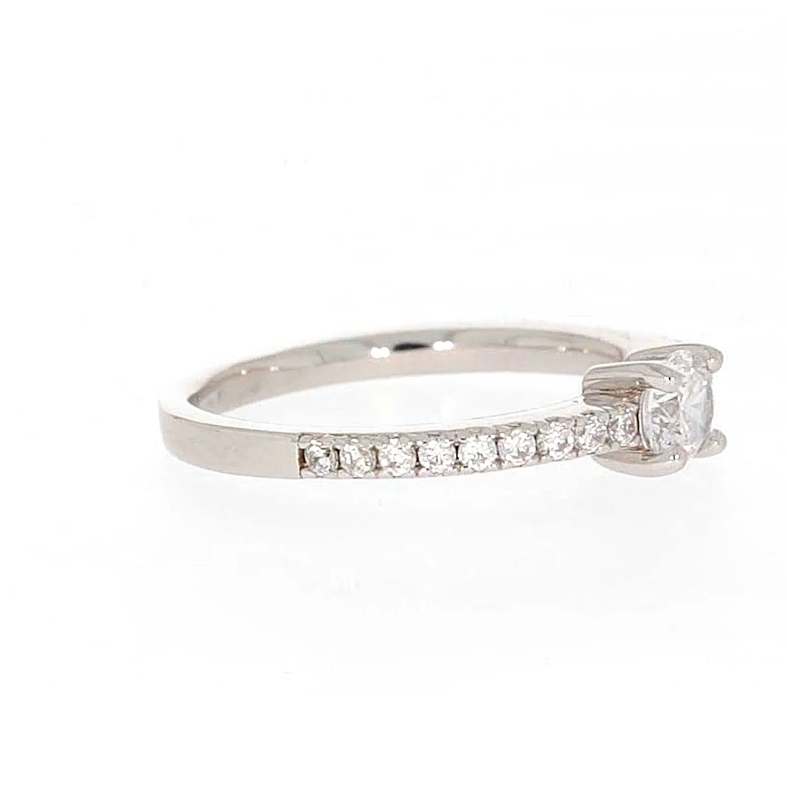 Sterling Silver Cubic Zirconia Stacker Ring - Image 63