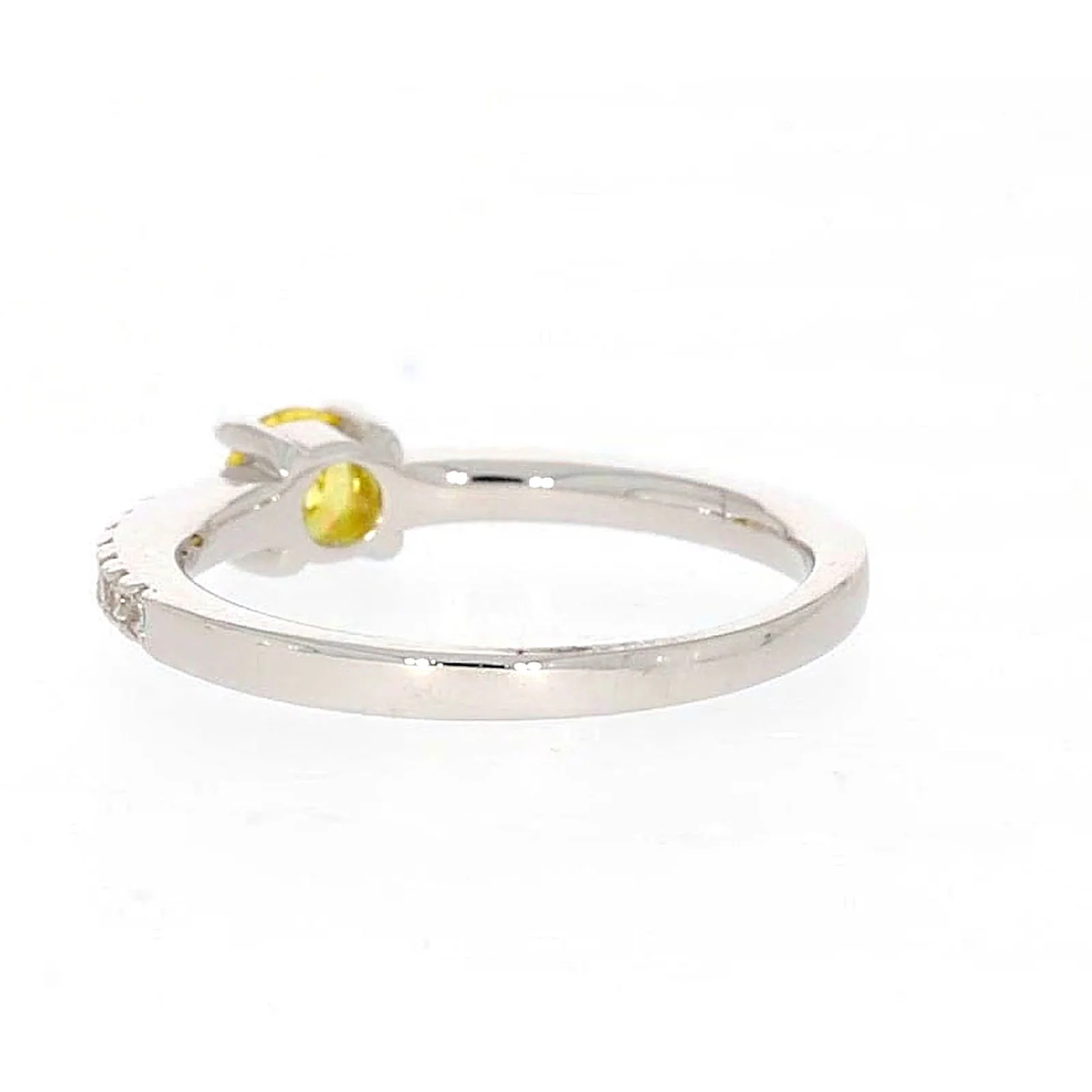 Sterling Silver Cubic Zirconia Stacker Ring - Image 32