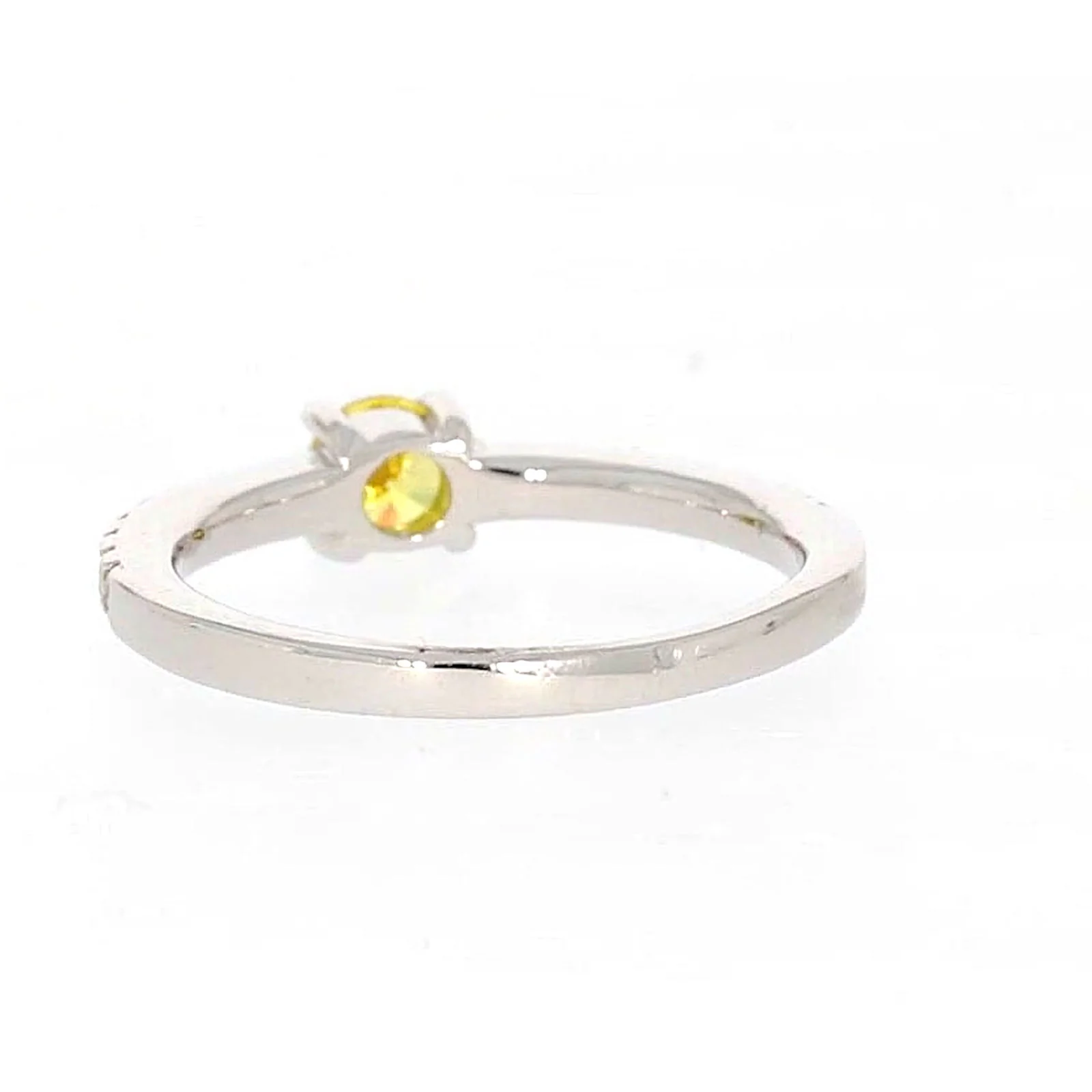 Sterling Silver Cubic Zirconia Stacker Ring - Image 35