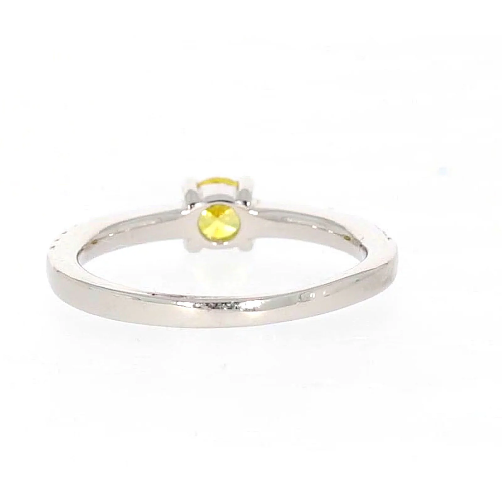 Sterling Silver Cubic Zirconia Stacker Ring - Image 38