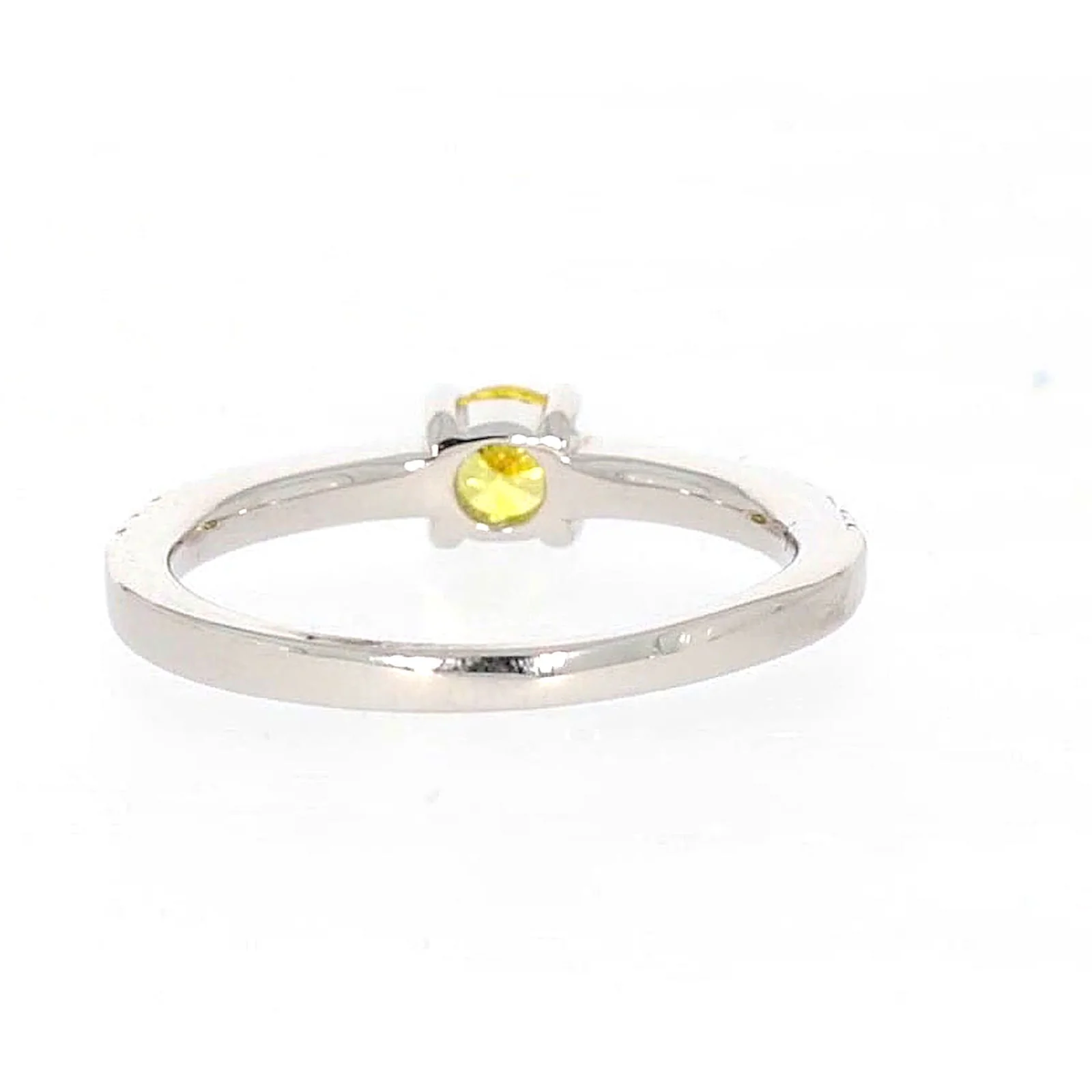 Sterling Silver Cubic Zirconia Stacker Ring - Image 39