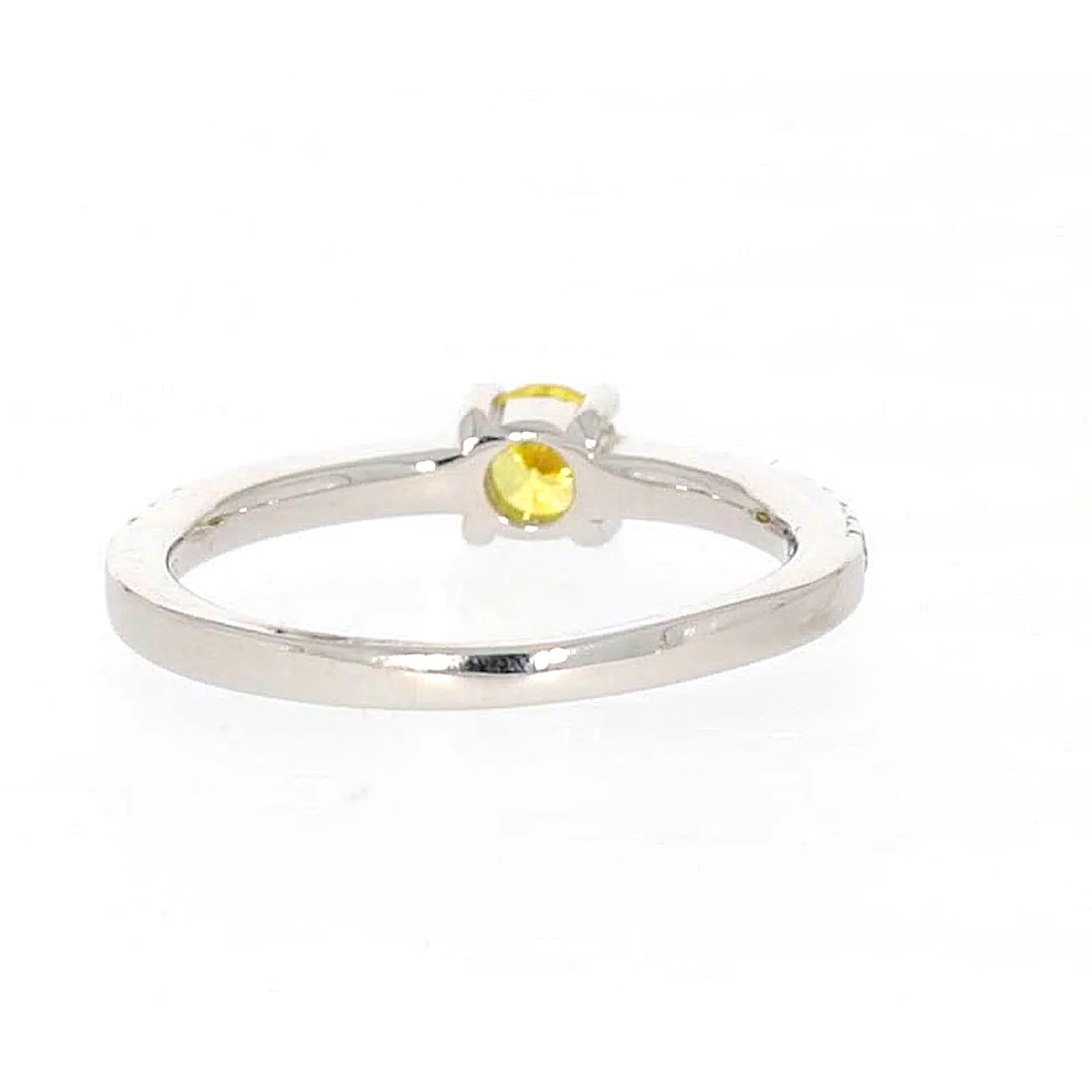 Sterling Silver Cubic Zirconia Stacker Ring - Image 40