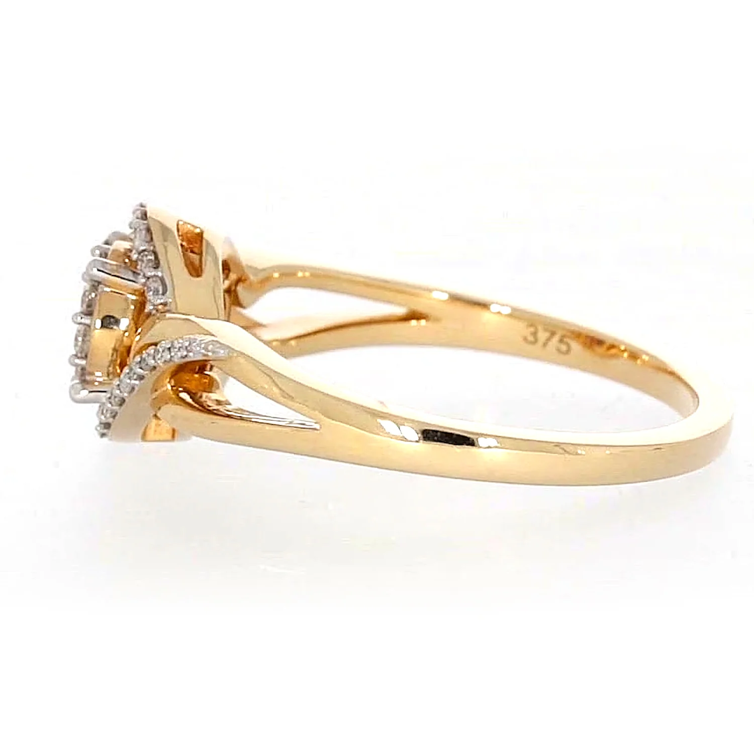 London 9ct Yellow Gold Round Brilliant Cut with 1/4 CARAT tw of Diamonds Ring - Image 21