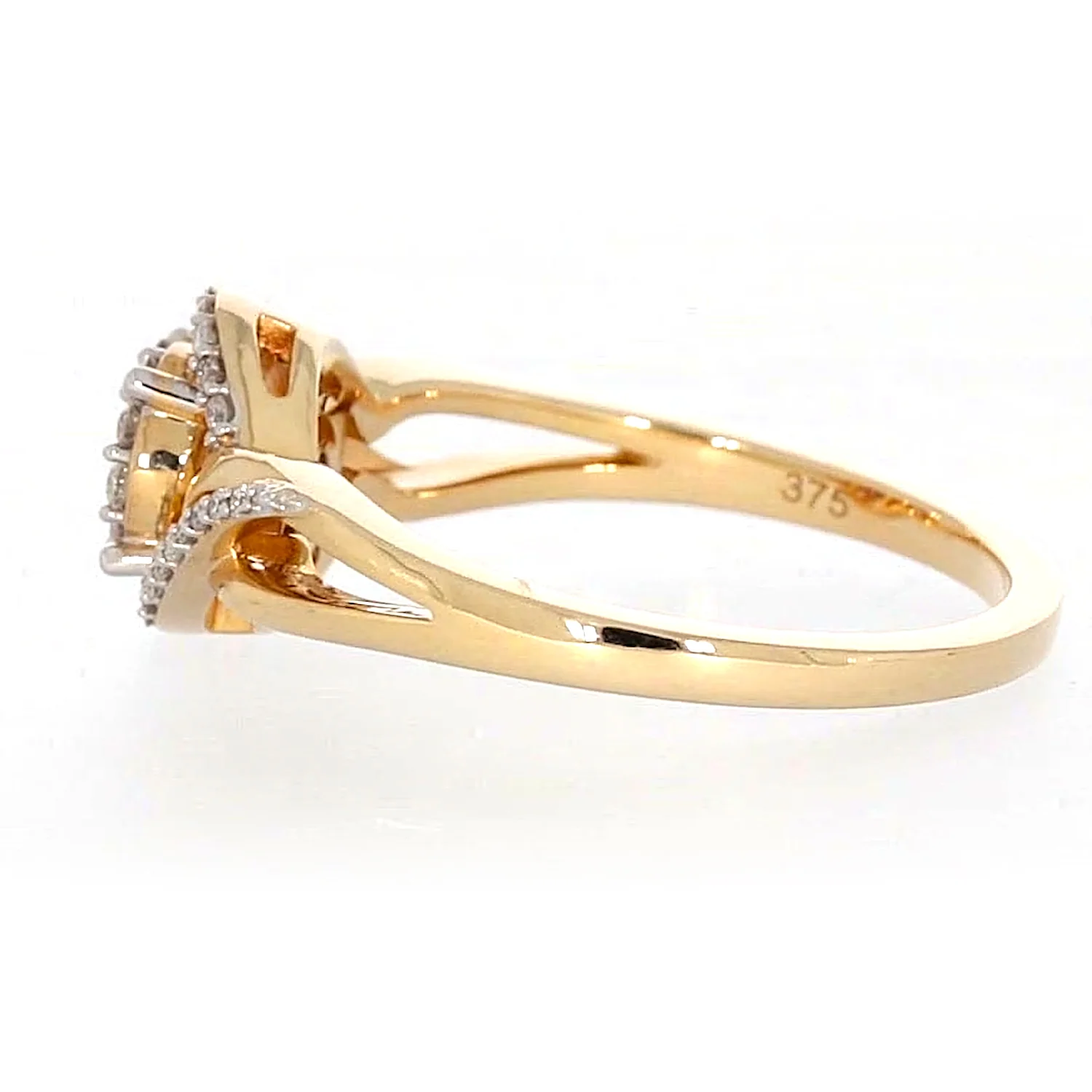 London 9ct Yellow Gold Round Brilliant Cut with 1/4 CARAT tw of Diamonds Ring - Image 22
