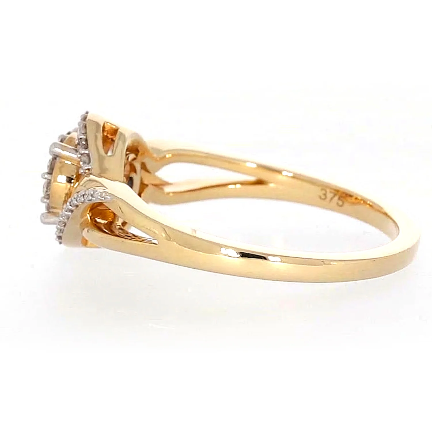 London 9ct Yellow Gold Round Brilliant Cut with 1/4 CARAT tw of Diamonds Ring - Image 23