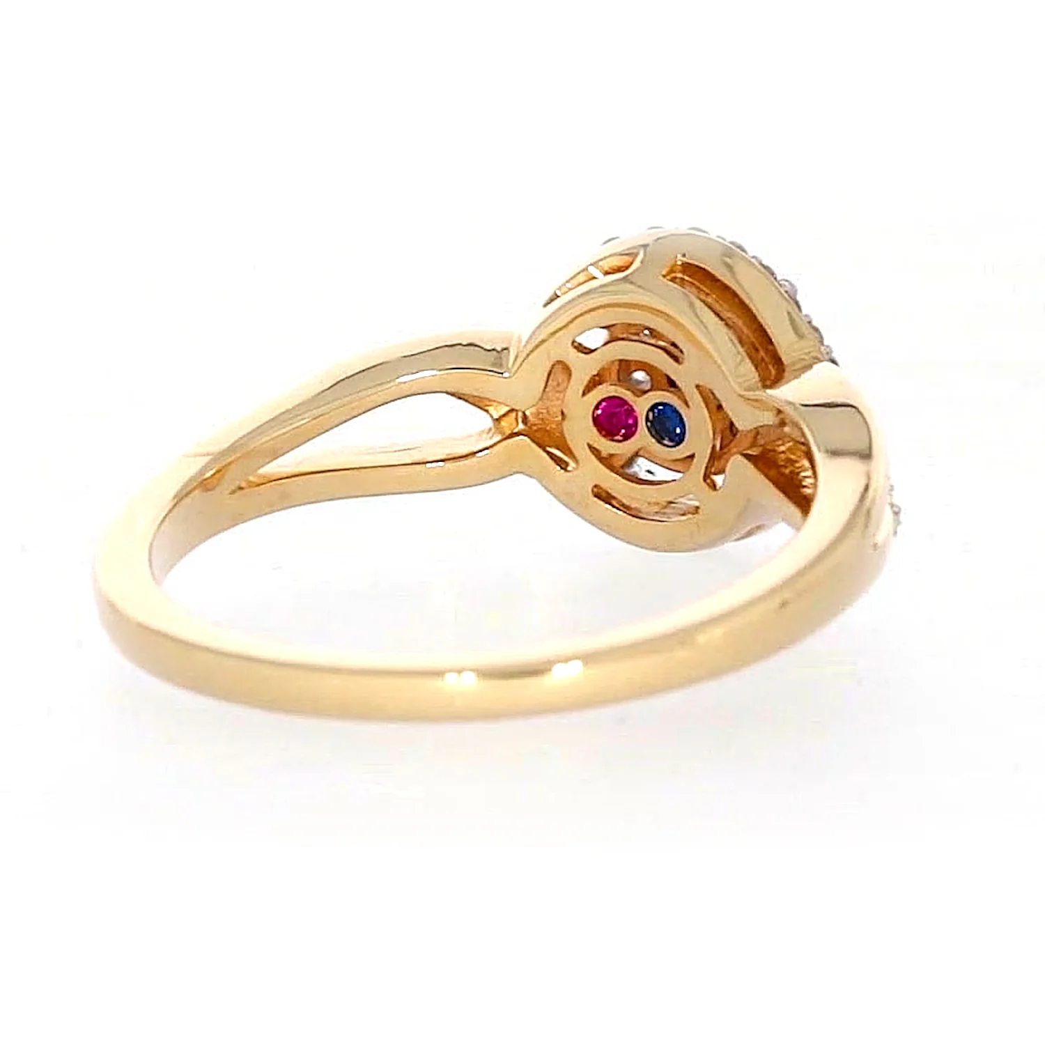 London 9ct Yellow Gold Round Brilliant Cut with 1/4 CARAT tw of Diamonds Ring - Image 44