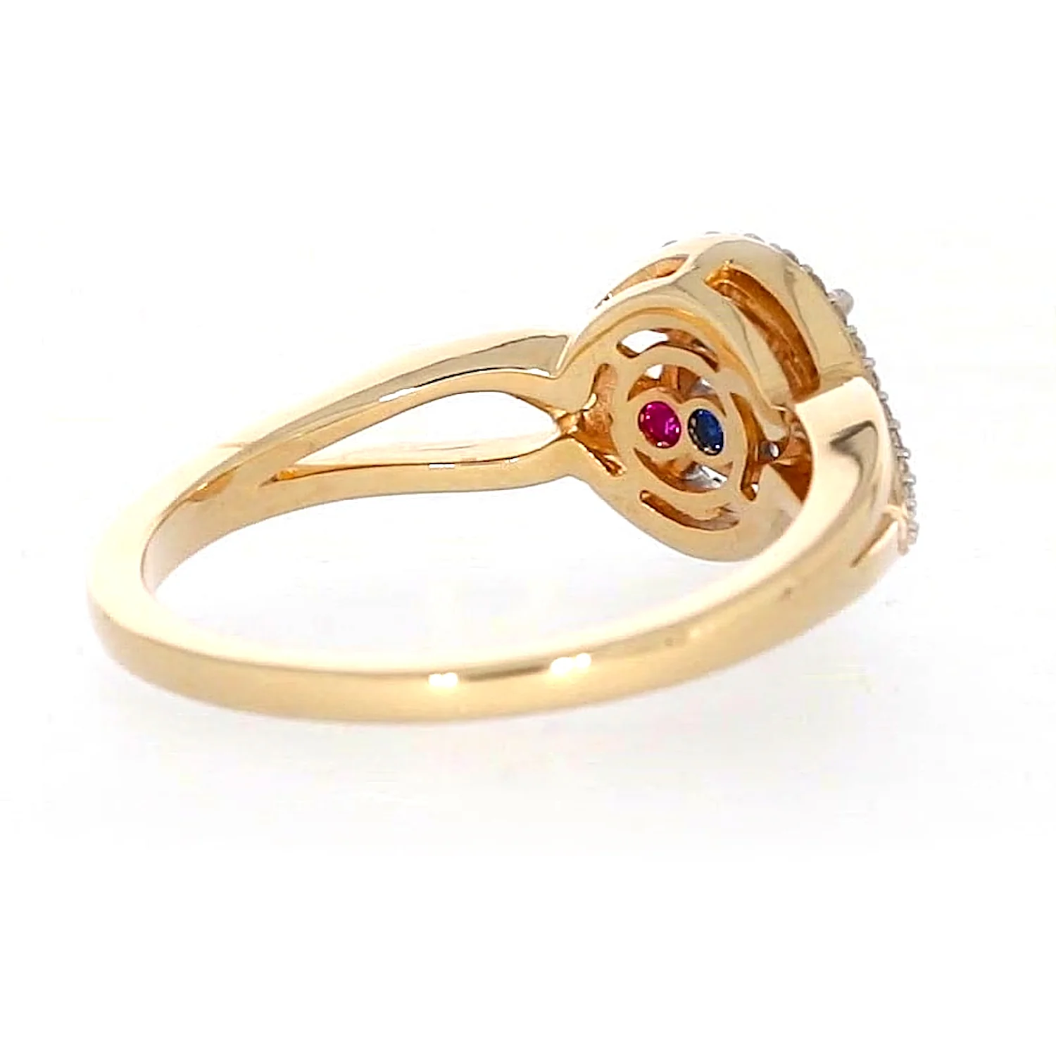 London 9ct Yellow Gold Round Brilliant Cut with 1/4 CARAT tw of Diamonds Ring - Image 46