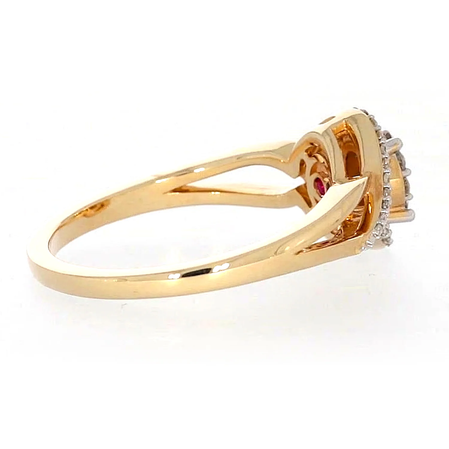 London 9ct Yellow Gold Round Brilliant Cut with 1/4 CARAT tw of Diamonds Ring - Image 52