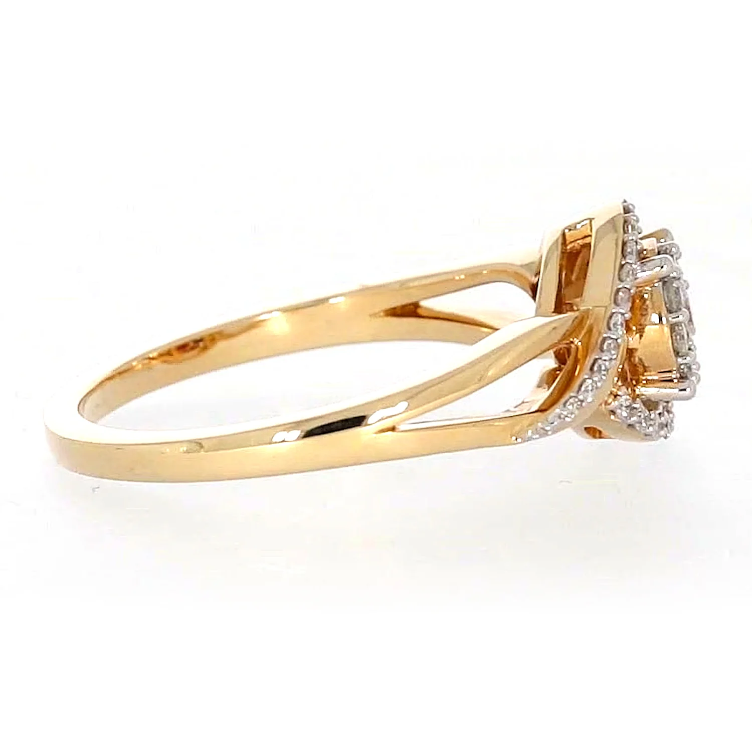 London 9ct Yellow Gold Round Brilliant Cut with 1/4 CARAT tw of Diamonds Ring - Image 57