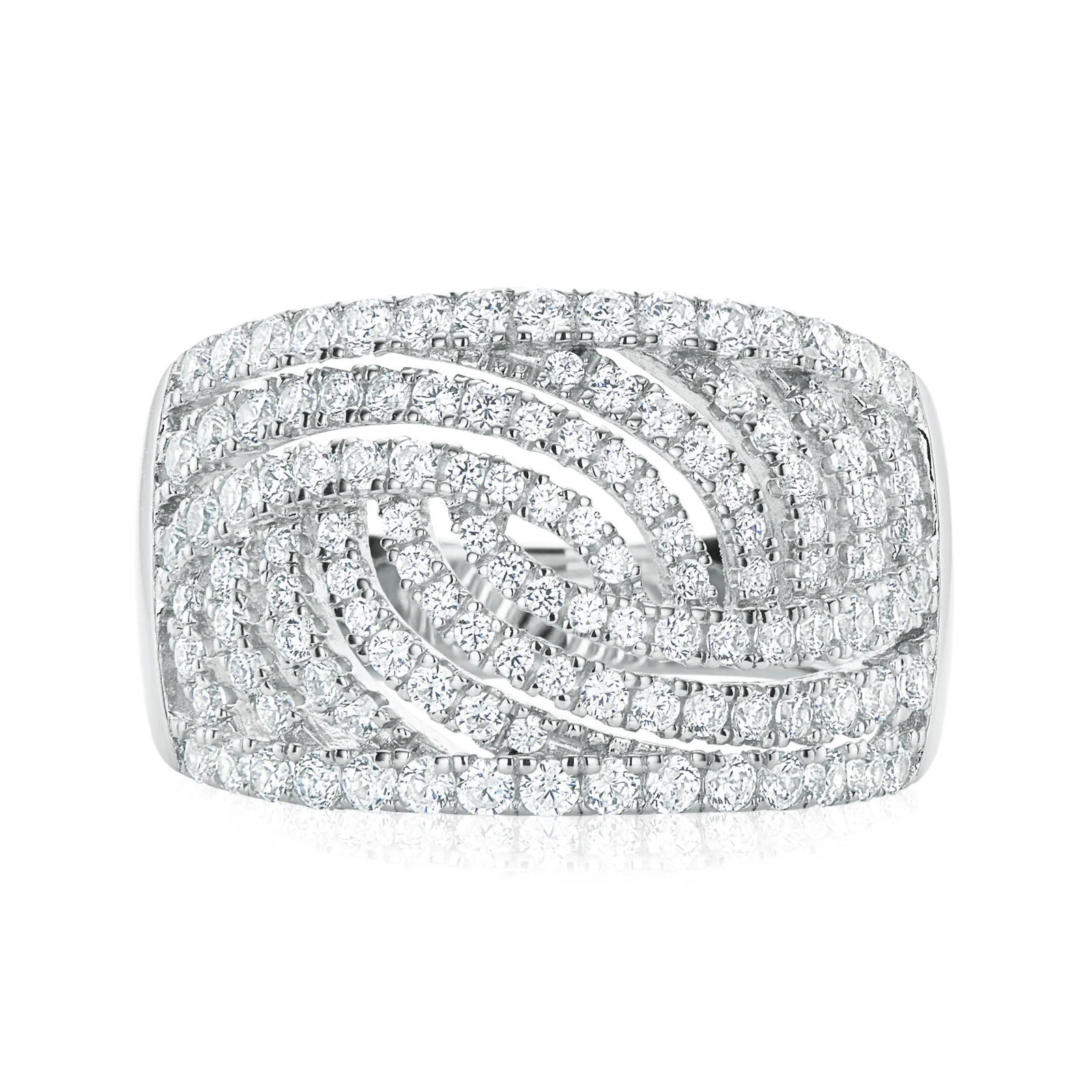 Sterling Silver Cubic Zirconia Ring