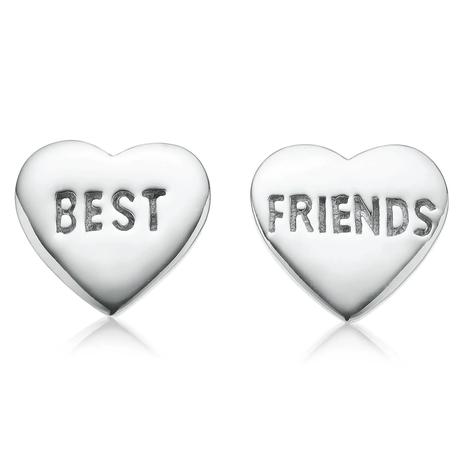 Sterling Silver Best Friend Stud Earrings