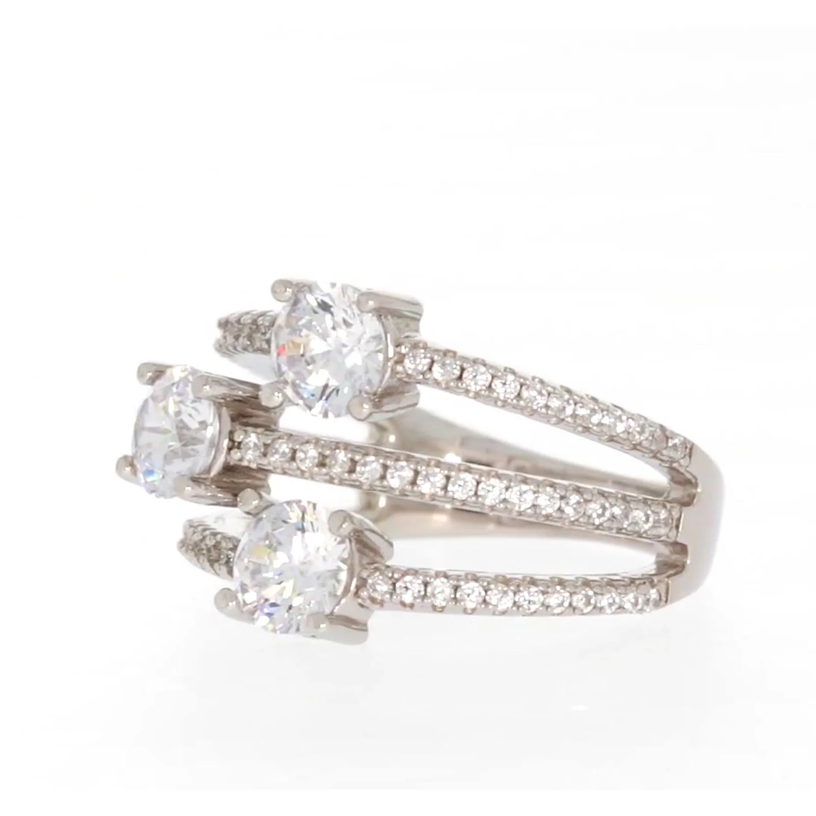 Sterling Silver Cubic Zirconia Ring - Image 10