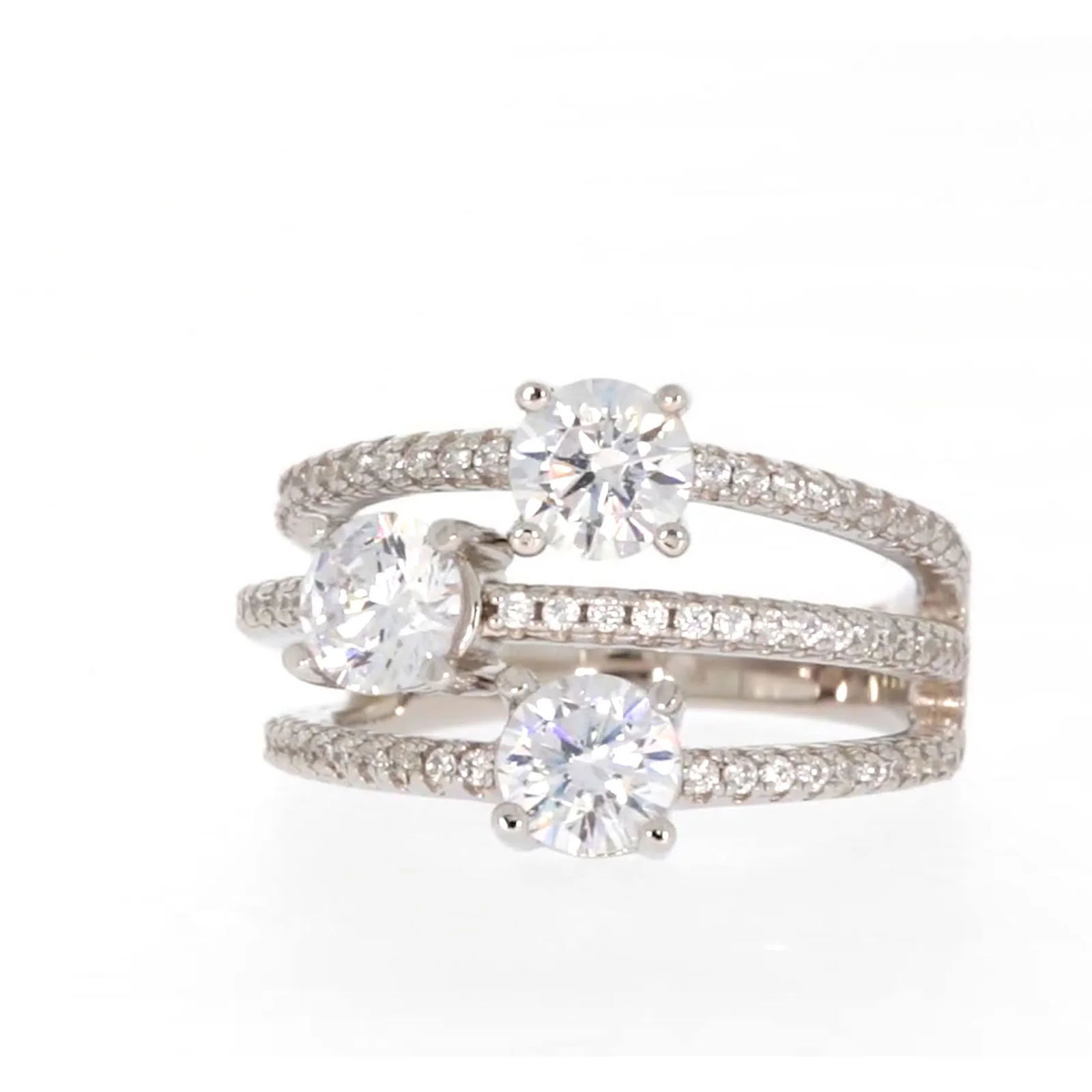 Sterling Silver Cubic Zirconia Ring - Image 4