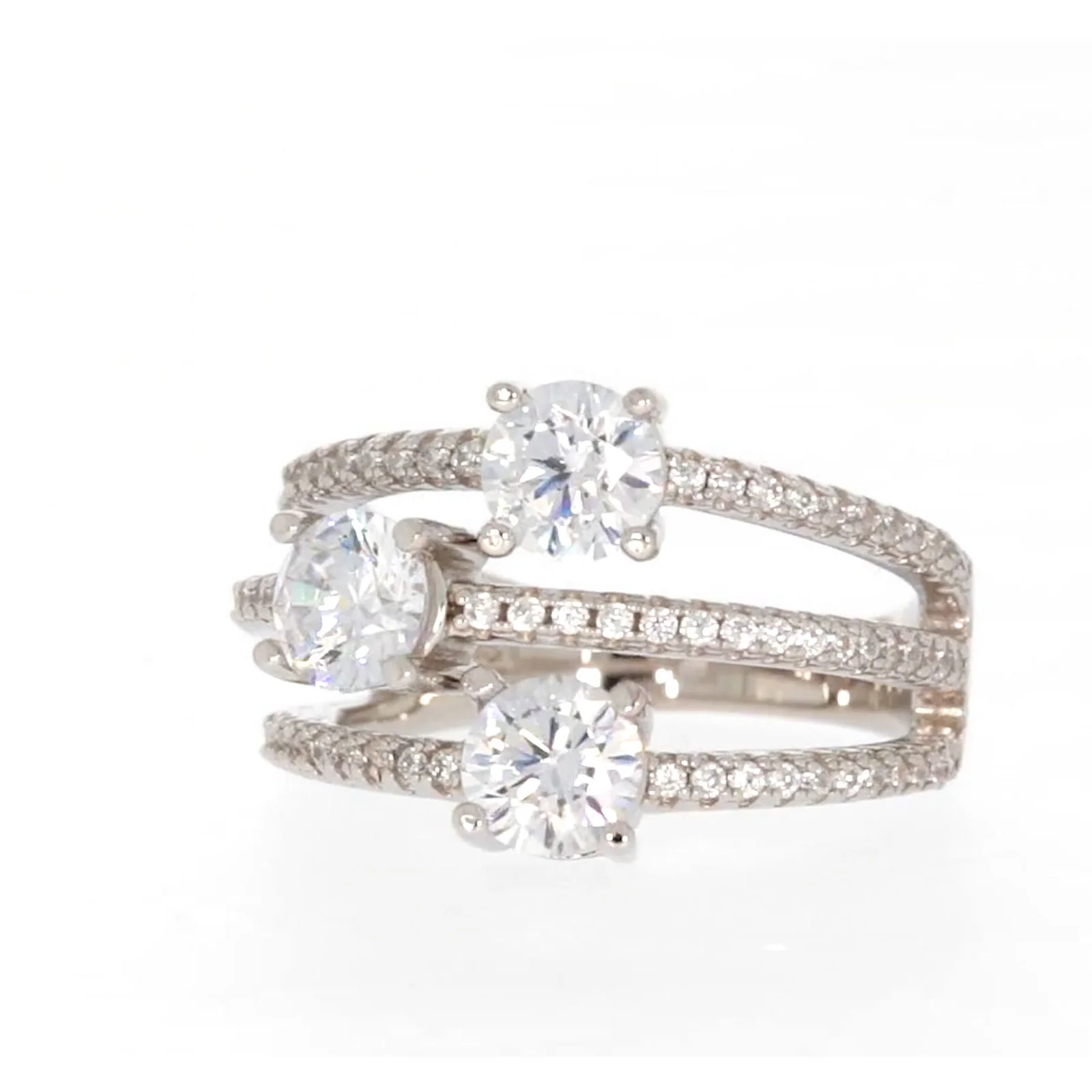 Sterling Silver Cubic Zirconia Ring - Image 5